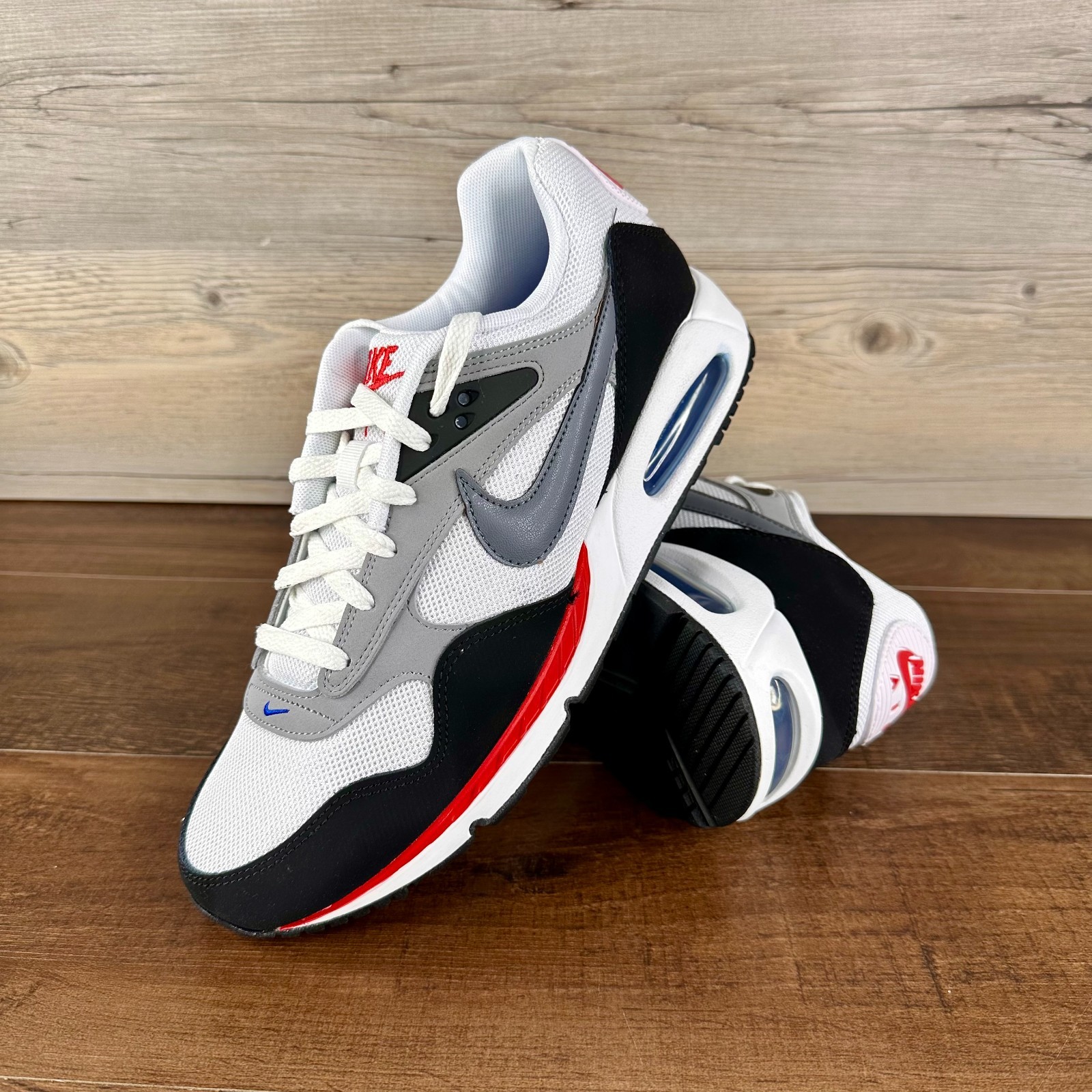 Nike Air Max Correlate Mens Size 10.5 White Cool Grey Black Old Royal 511416 104
