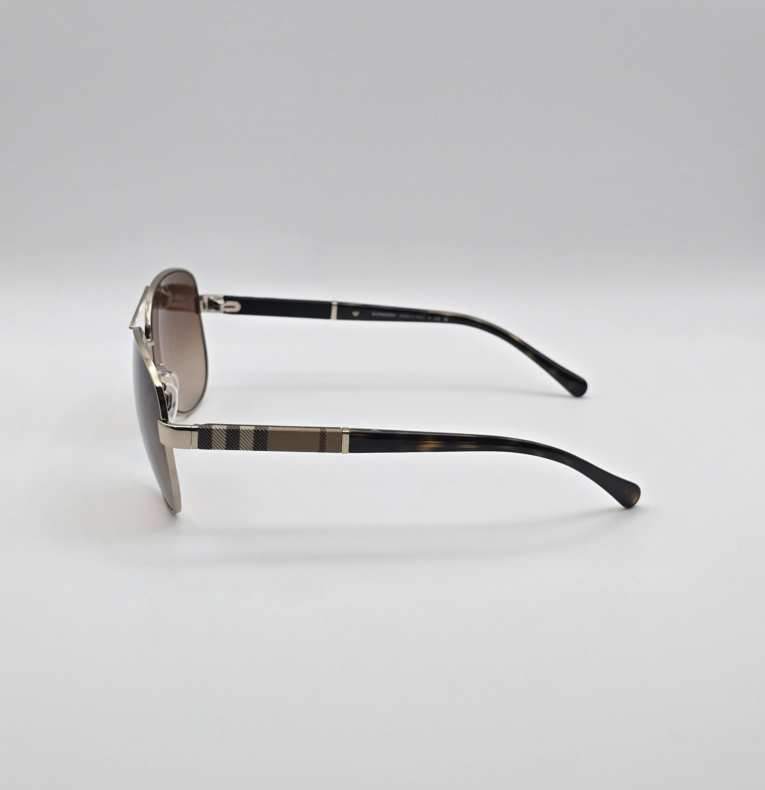 Burberry BE3080 1145/13 Light Gold /Brown Gradient Lenses 59mm Sunglasses
