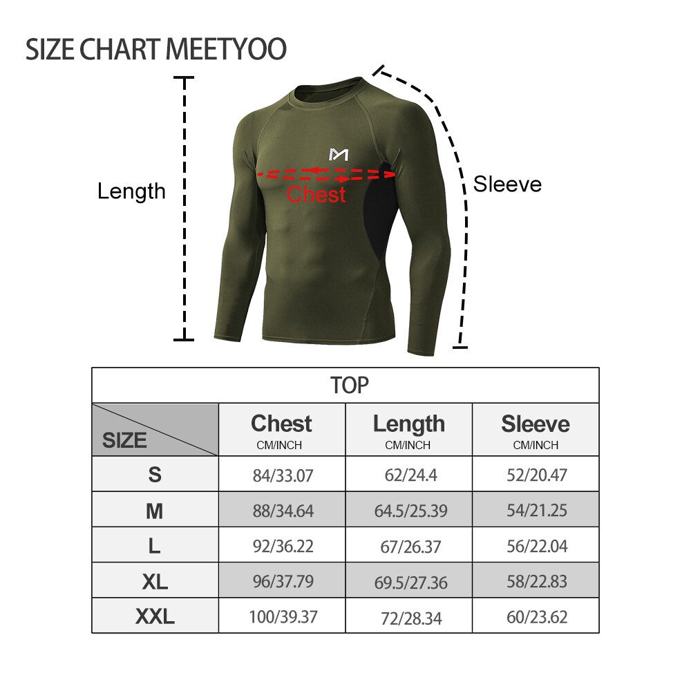 6 Pack/Set Compression Shirts for Men Long Sleeve Athletic Base Layer Undershirt