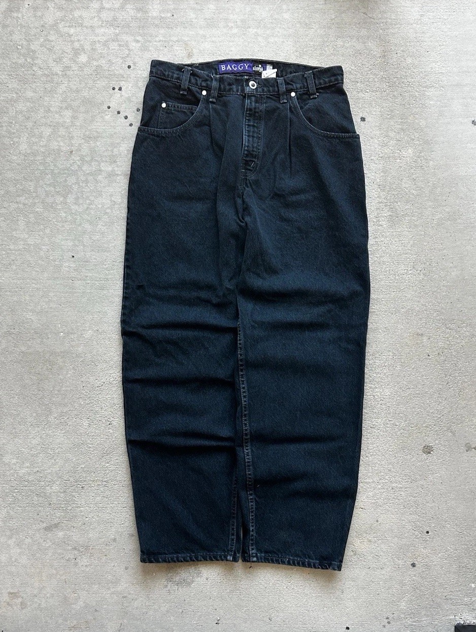 Levi’s SilverTab Men’s Baggy Fit Dark Wash Blue Denim Jeans 90s