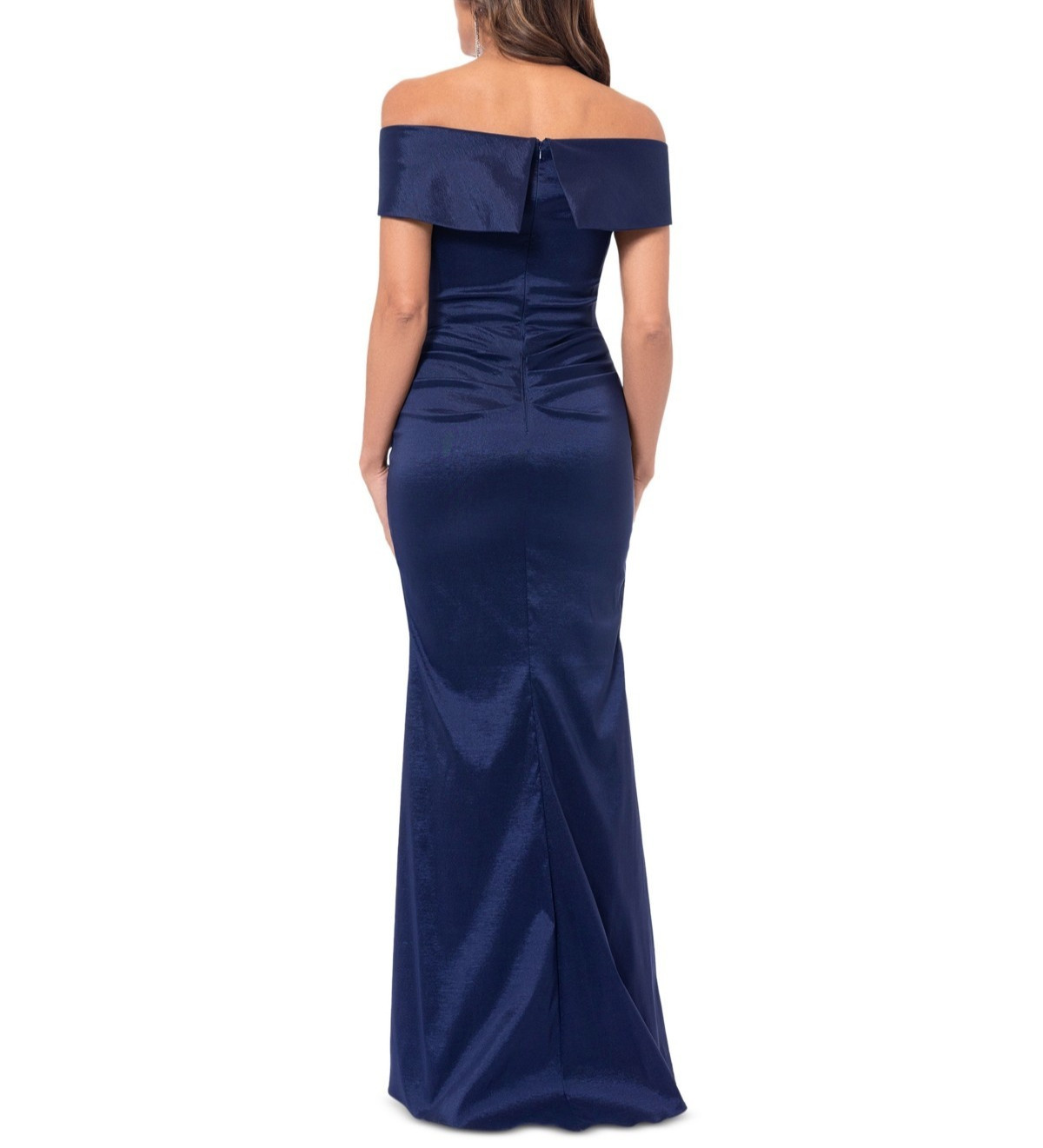 XSCAPE Taffeta Off-The-Shoulder Sweetheart Gown MSRP $299 Size 8 # 10A 3151 Blm