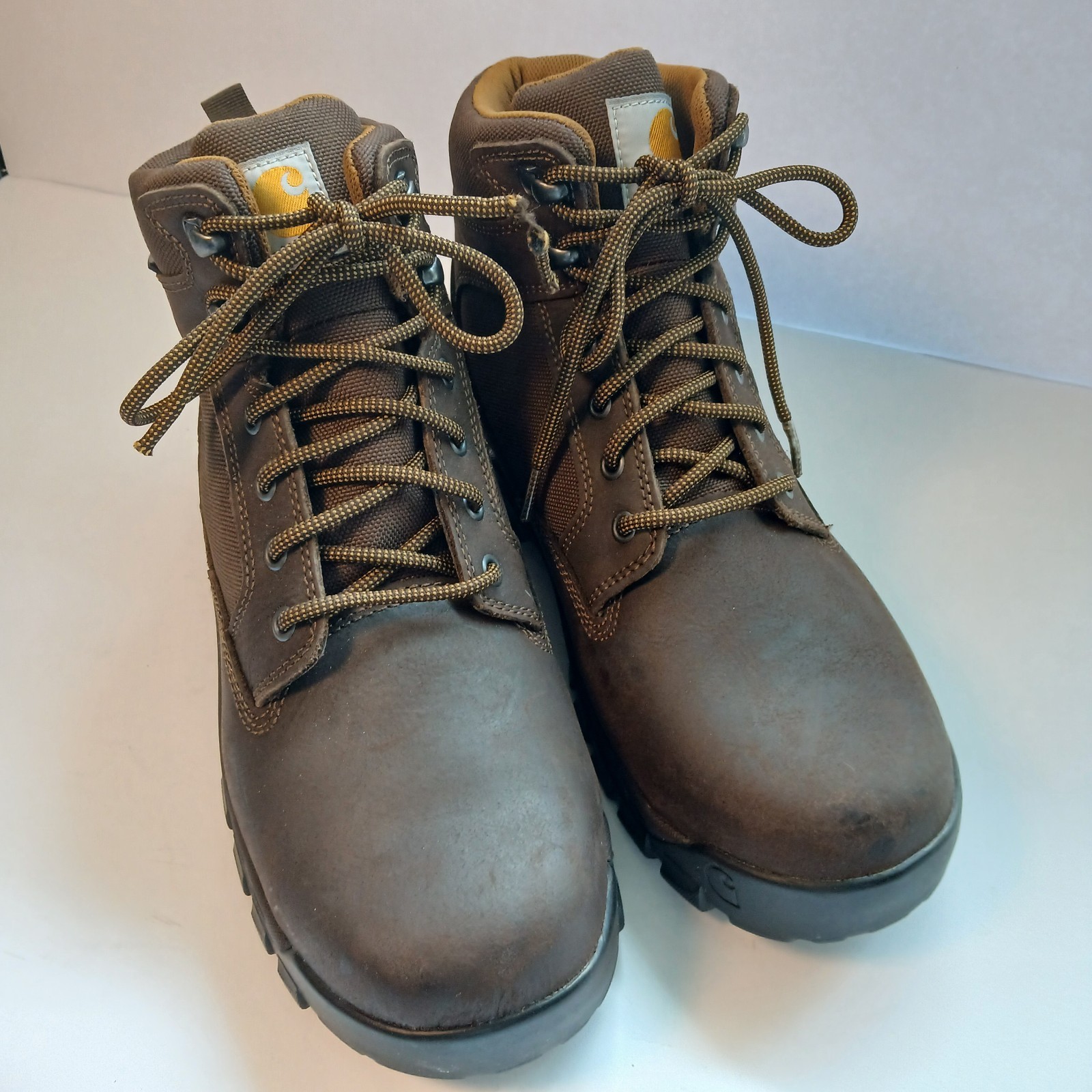 Carhartt Rugged Men’s Size 8.5W – 6″ Steel Toe Brown Work Boots – Retail $99.99