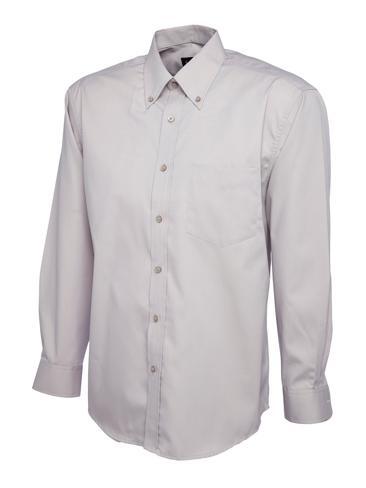 Uneek Men’s Pinpoint Oxford Full Long Sleeve Shirt Formal Dress Office UC701