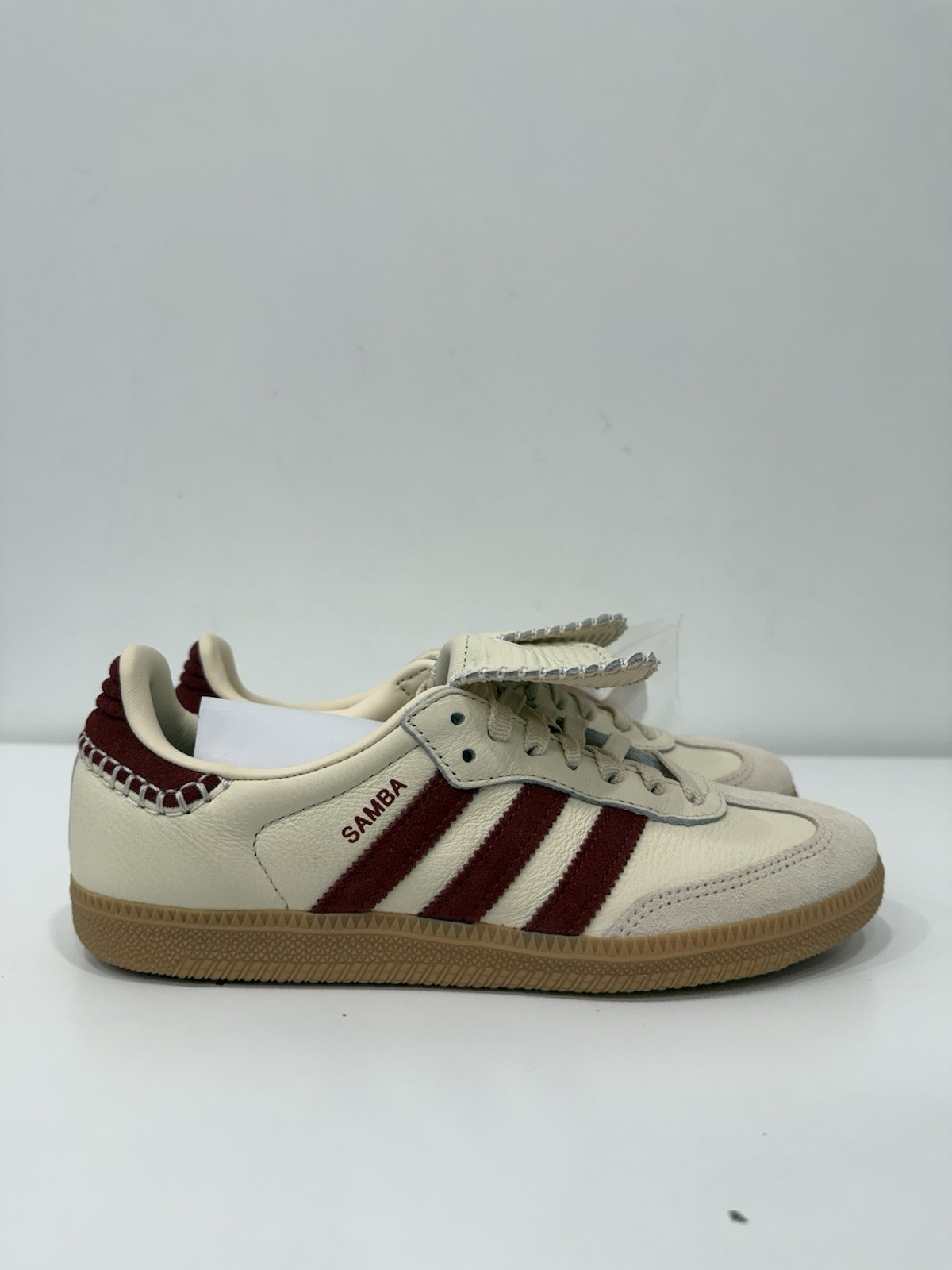 adidas Samba LT W Wonder White “Preloved” Ruby White Sneaker JS3541 Woman Size 8