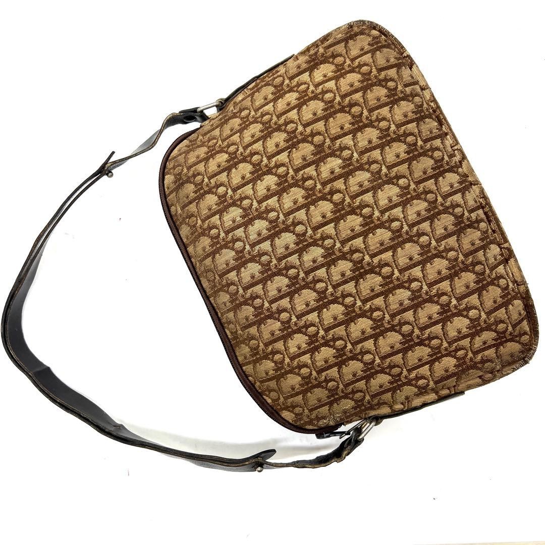 Christian Dior Bag Excellent Condition Dior Handbag One Shoulder Trotter Canvas