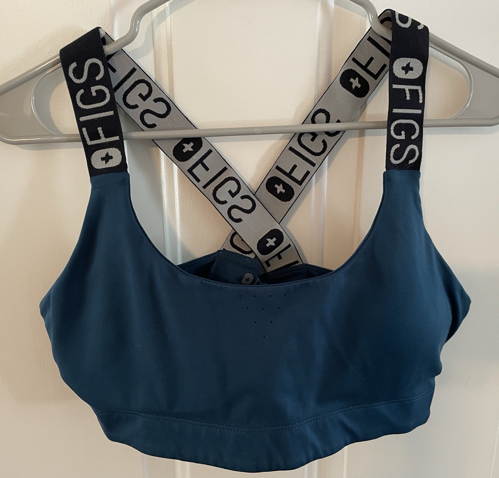 FIGS Sports Bra Crossback Logo Size Large