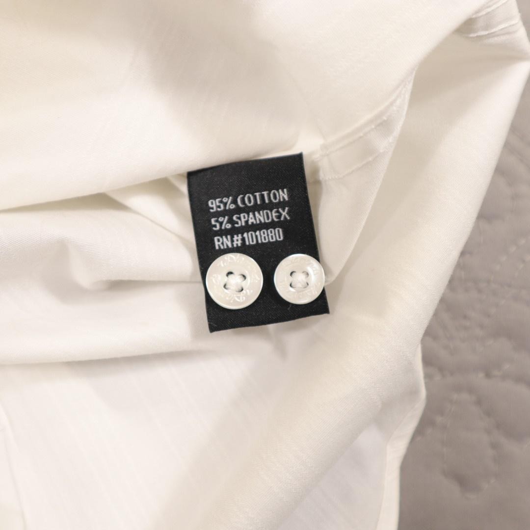 New 7 Diamonds Satellite Dress Shirt Men Large White Stripe Stretch Cotton Woven