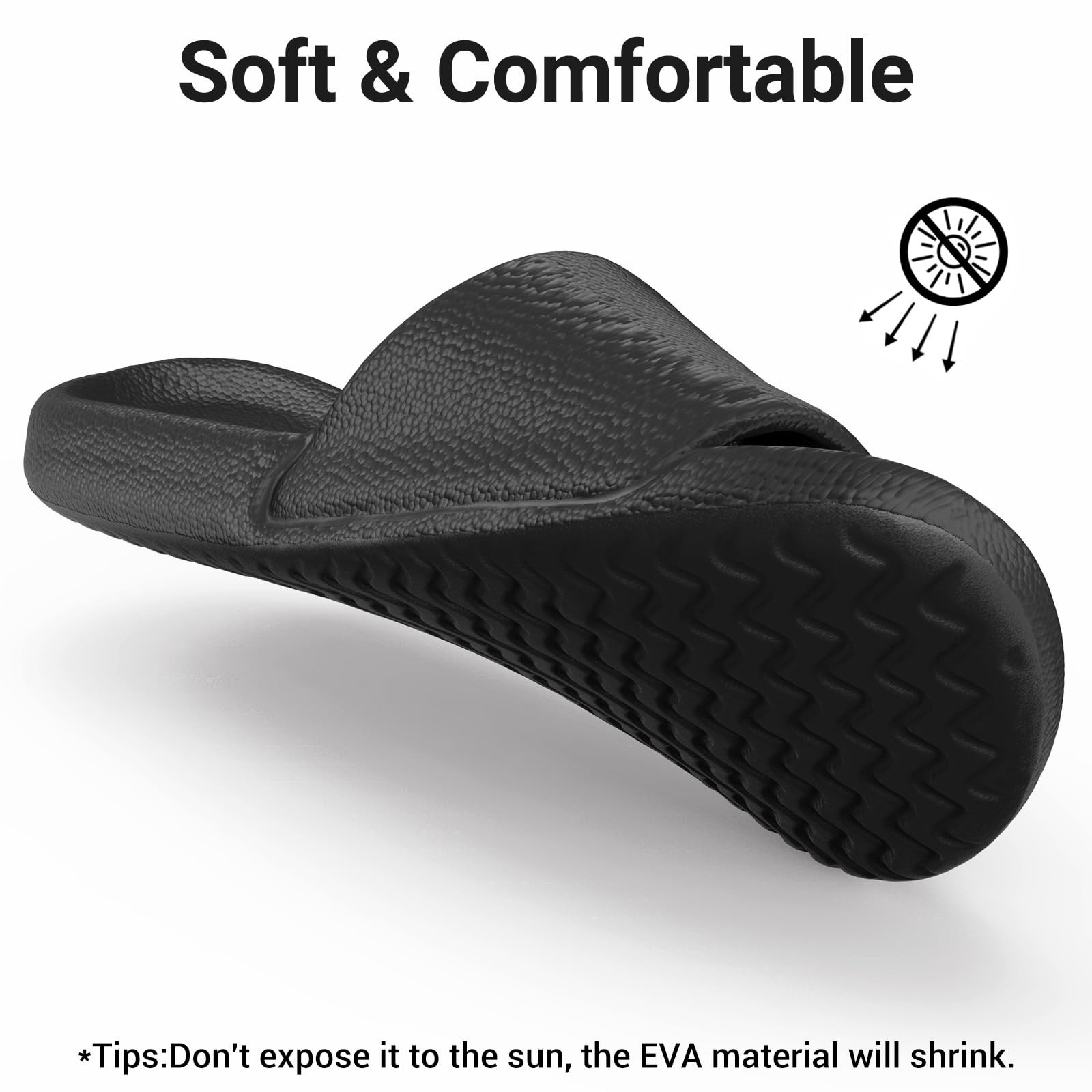 Non-Slip Shower Shoes for Men & Women – House Slippers with Arch Support Quic…