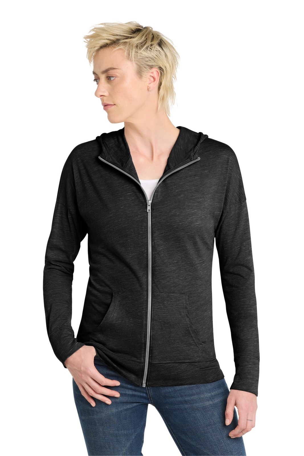 District Women’s Medal Full-Zip Hoodie DT665