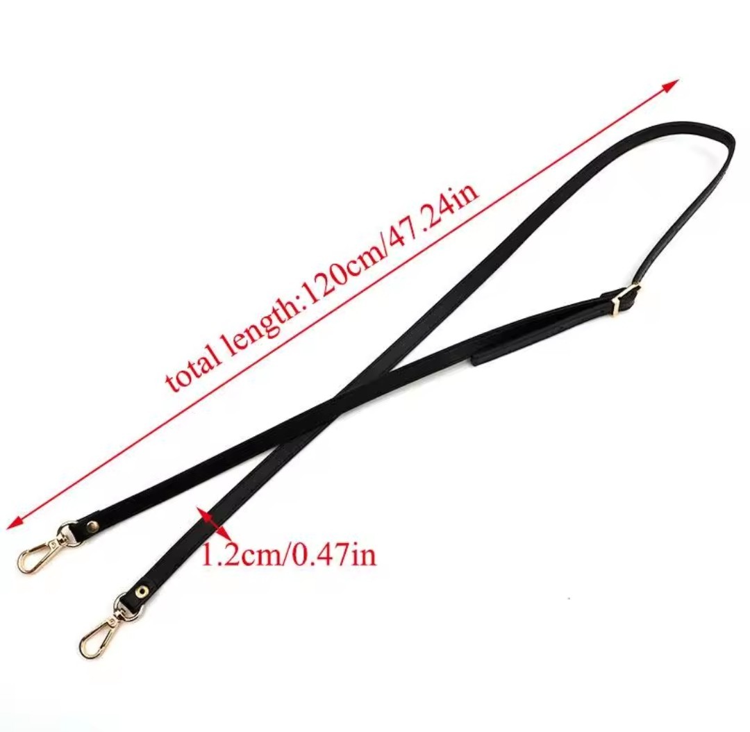 120cm Adjustable Leather Shoulder Bag Strap Replacement Crossbody Bag