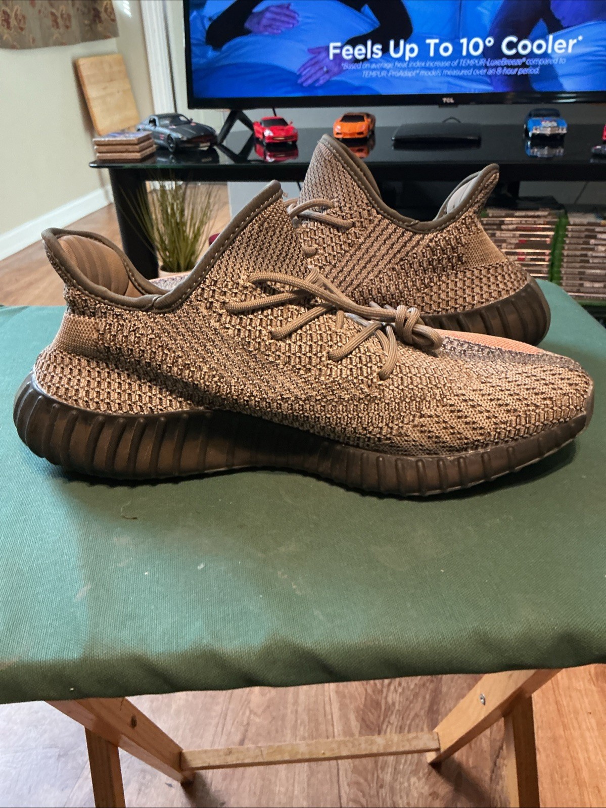 Adidas Yeezy Boost 350 V2 Ash Stone GW0089 Gray Primeknit Size 11.5