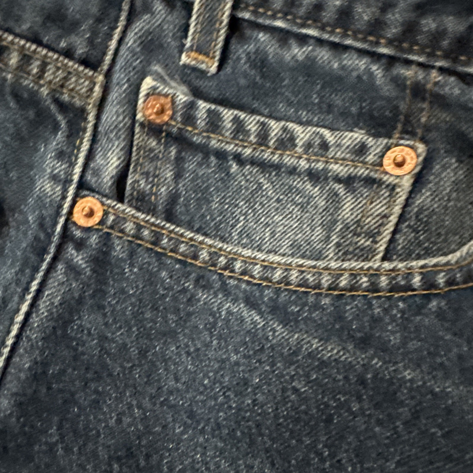 Levi’s 517 36×32 Bootcut Jeans Dark Wash Made In USA Red Tab