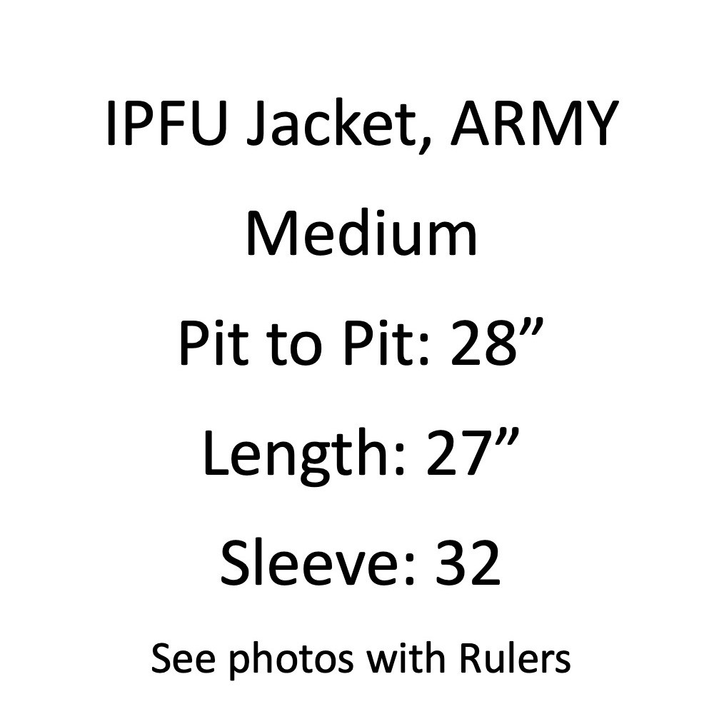 UNICOR IPFU Jacket Army Mens Medium Regular Grey Reflective Windbreaker Nylon