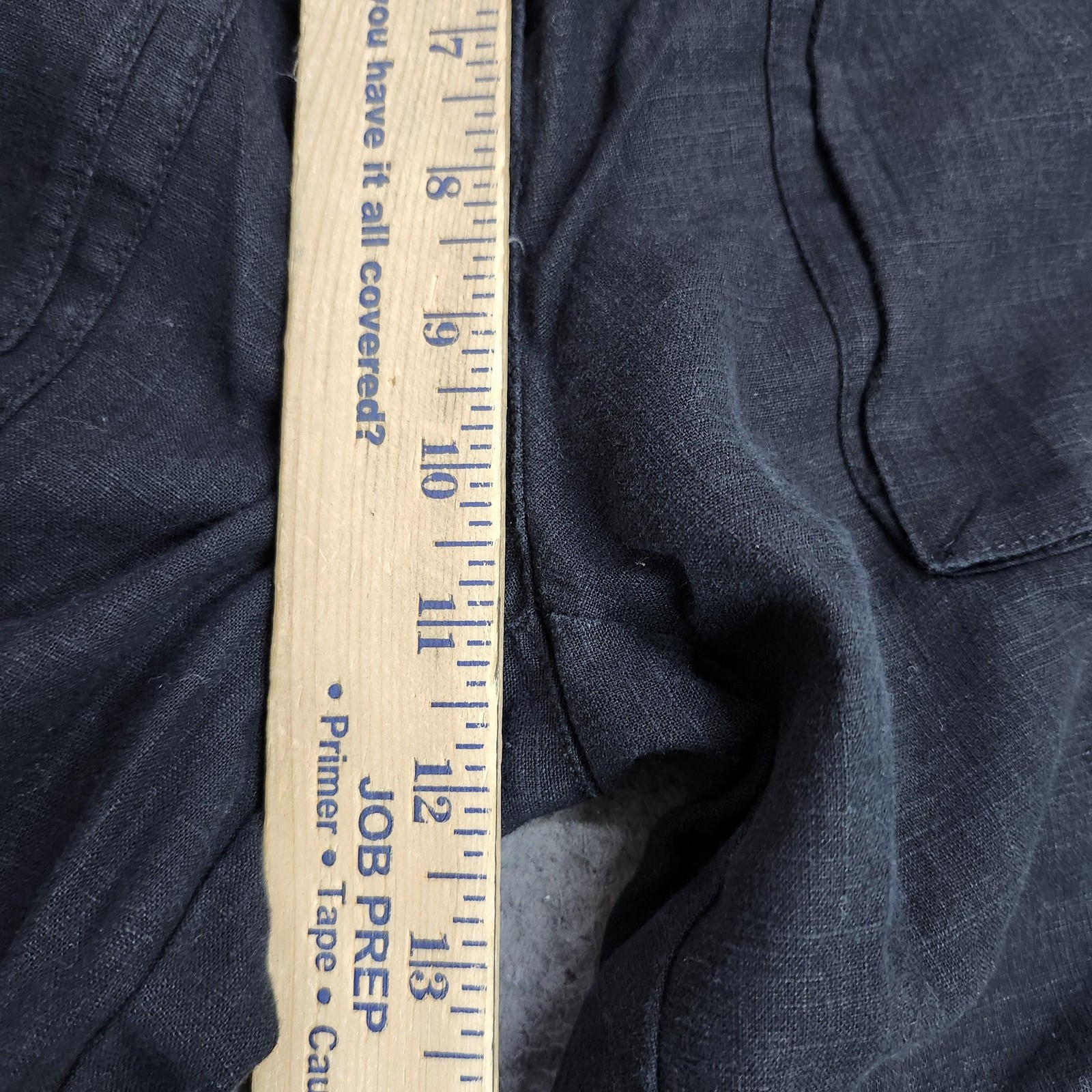 J Crew Pants Womens 4 Black Twill Cargo Relaxed Straight Leg Pockets Casual