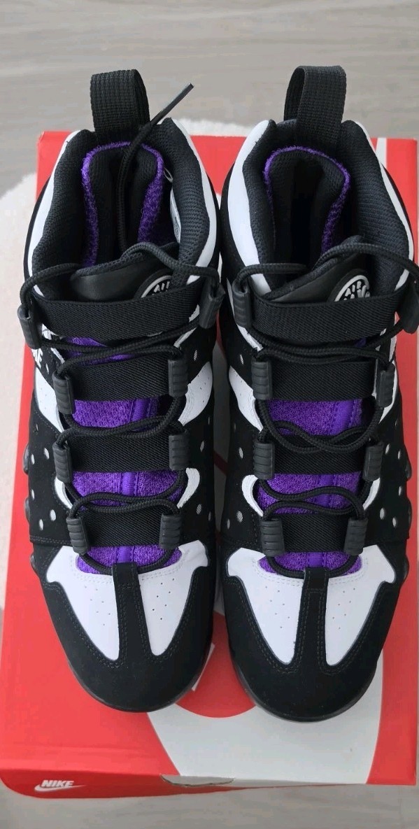 Nike Air Max CB 34 Mid Top Men’s Colorblock Sneakers Black White Purple