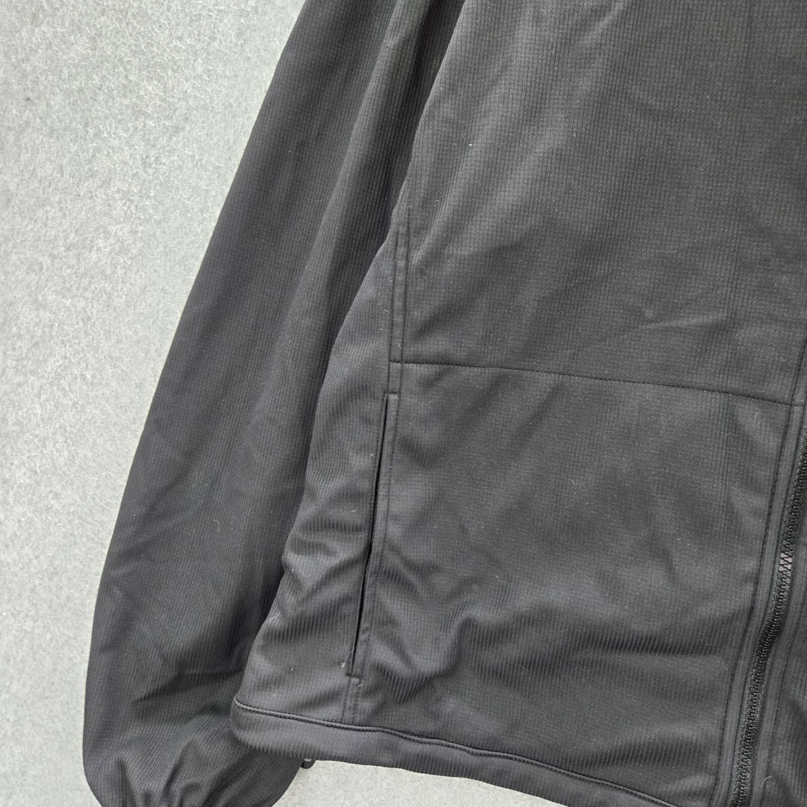 VINTAGE Harley Davidson Men Jacket XL Black Genuine Leather FXRG Embroidered Y2K