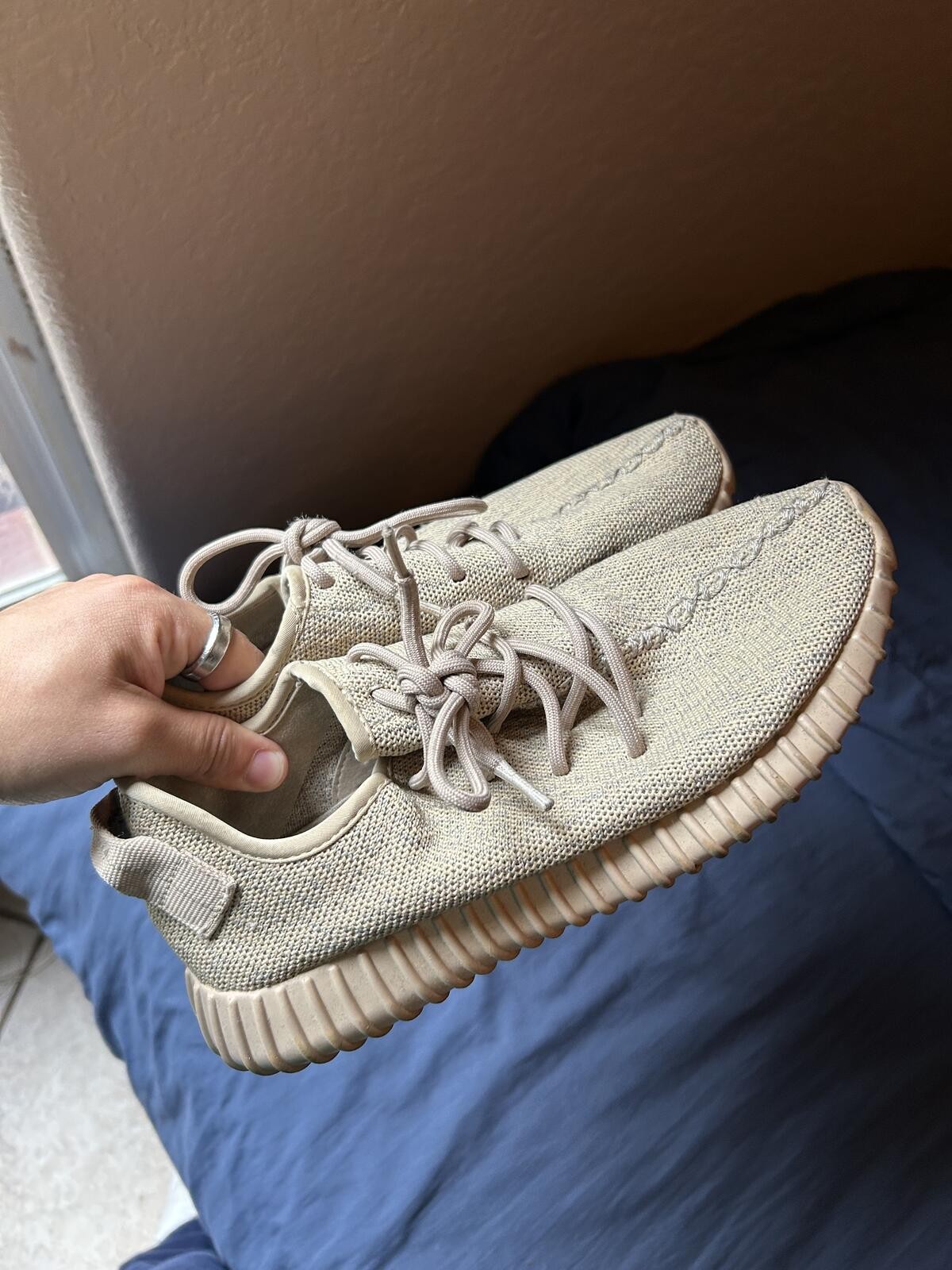 Adidas Yeezy Boost 350 V2 Sesame Knit Sneakers