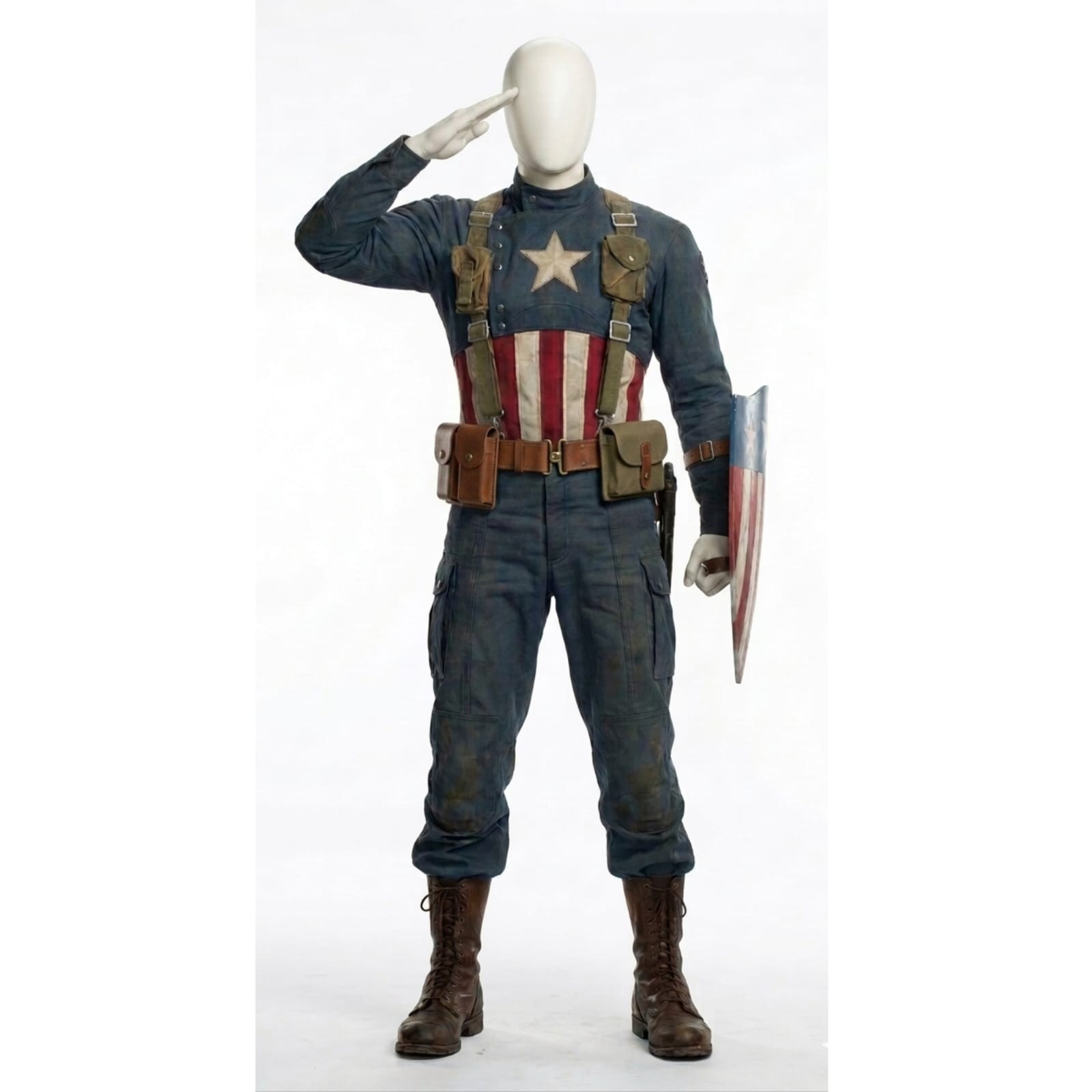 Captain America Cosplay Costume – Steve Rogers Superhero Suit