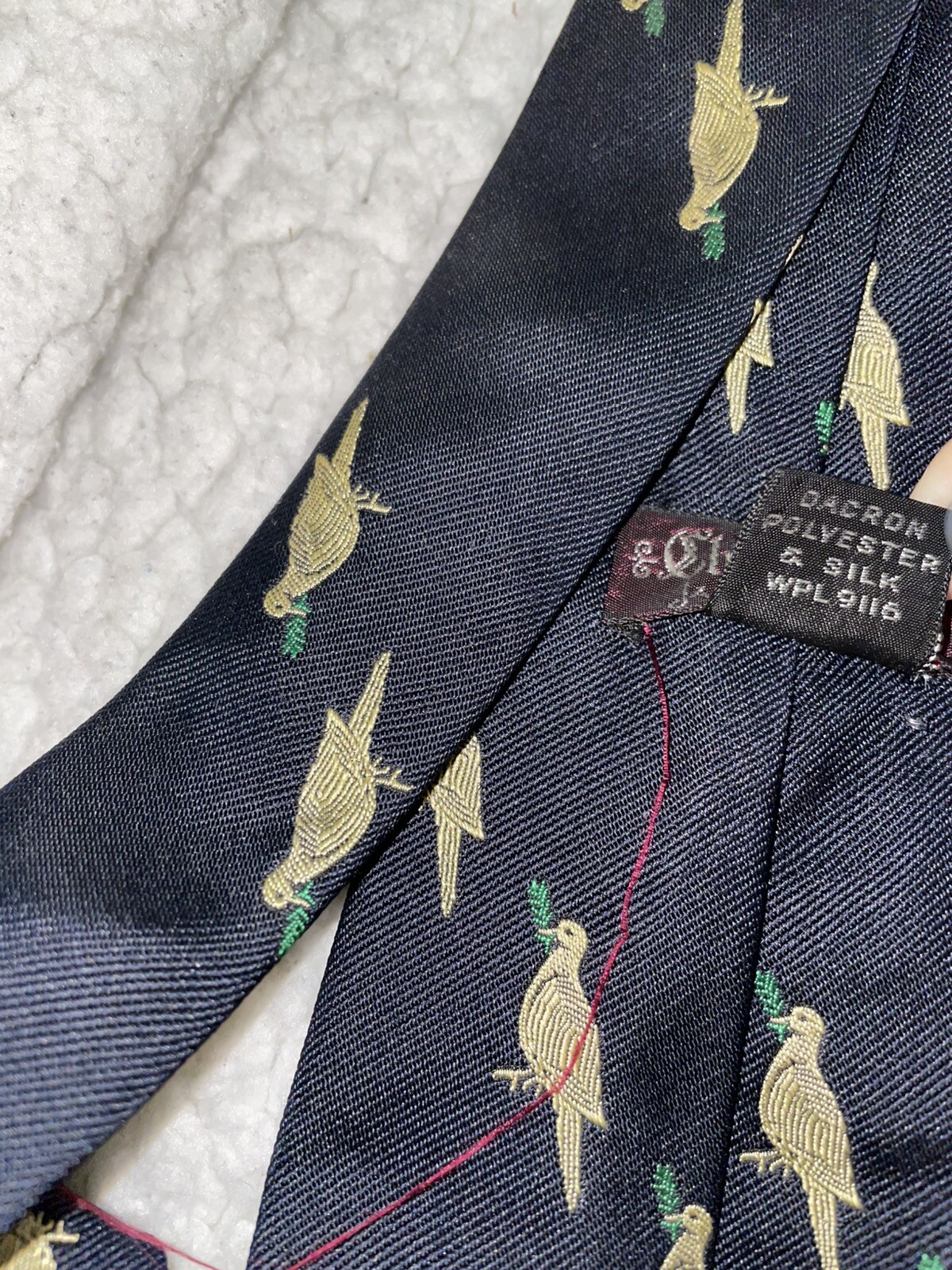 Jack Henry Club Shop Jack Henry Woven England Dacron Polyester & Silk Dove Tie