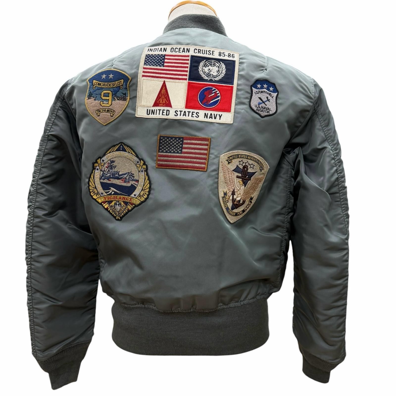 AVIREX Sukajan TOP GUN MA-1 Nylon Jacket – DUTY FREE