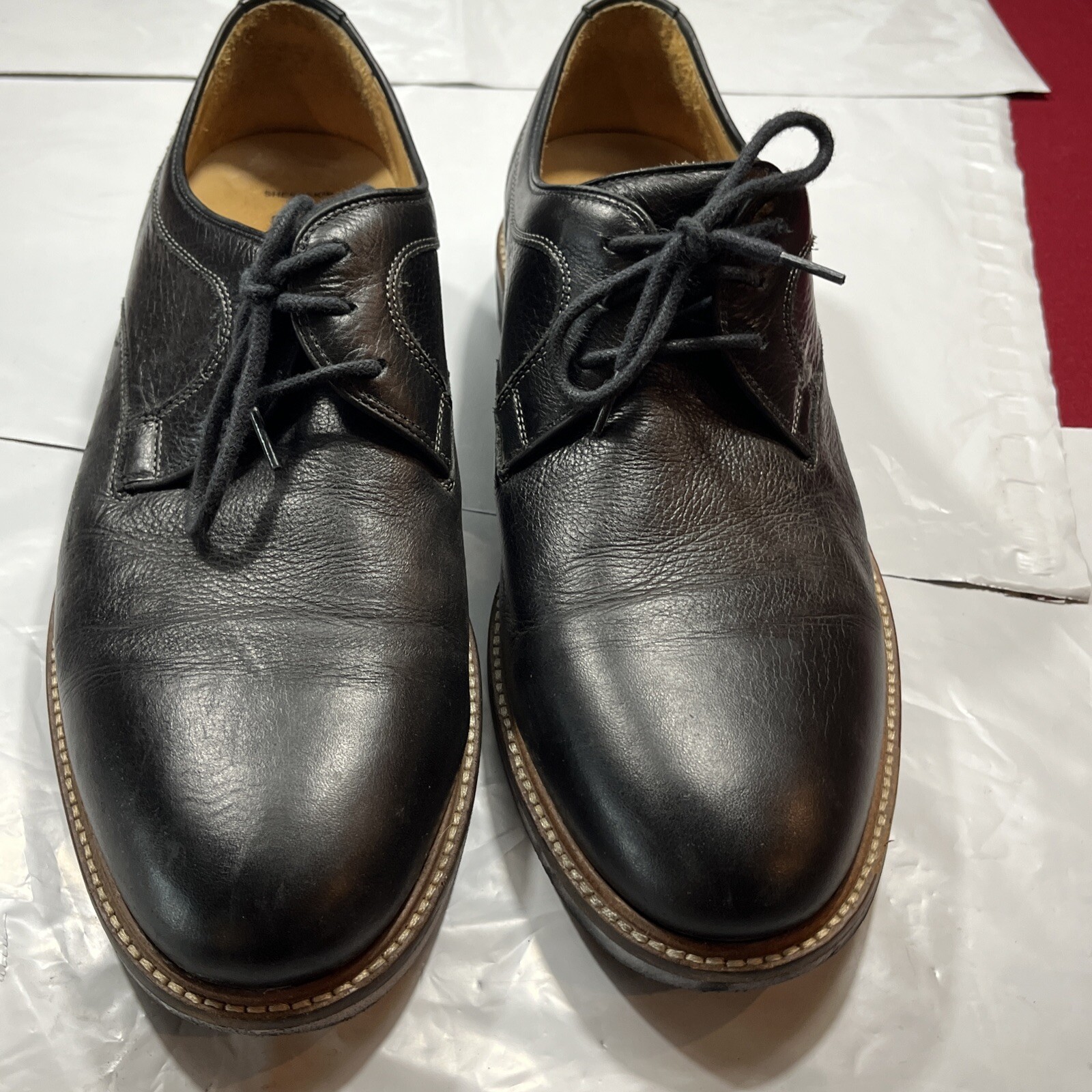Johnston & Murphy Lace Up Shoes, J&MFlex Barlow Plain Toe Oxford 204871 Sz 10.5M