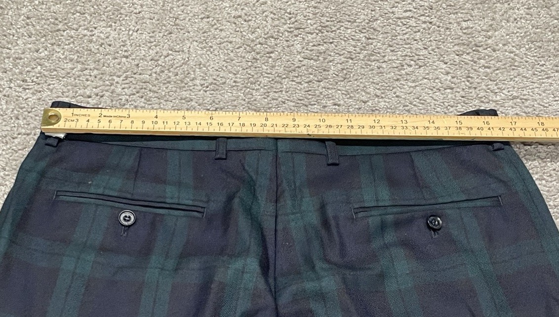 Devil’s Advocate Men’s Two Piece Suit Chest: 40 Pants 32×27 Tartan Wool/Poly Euc