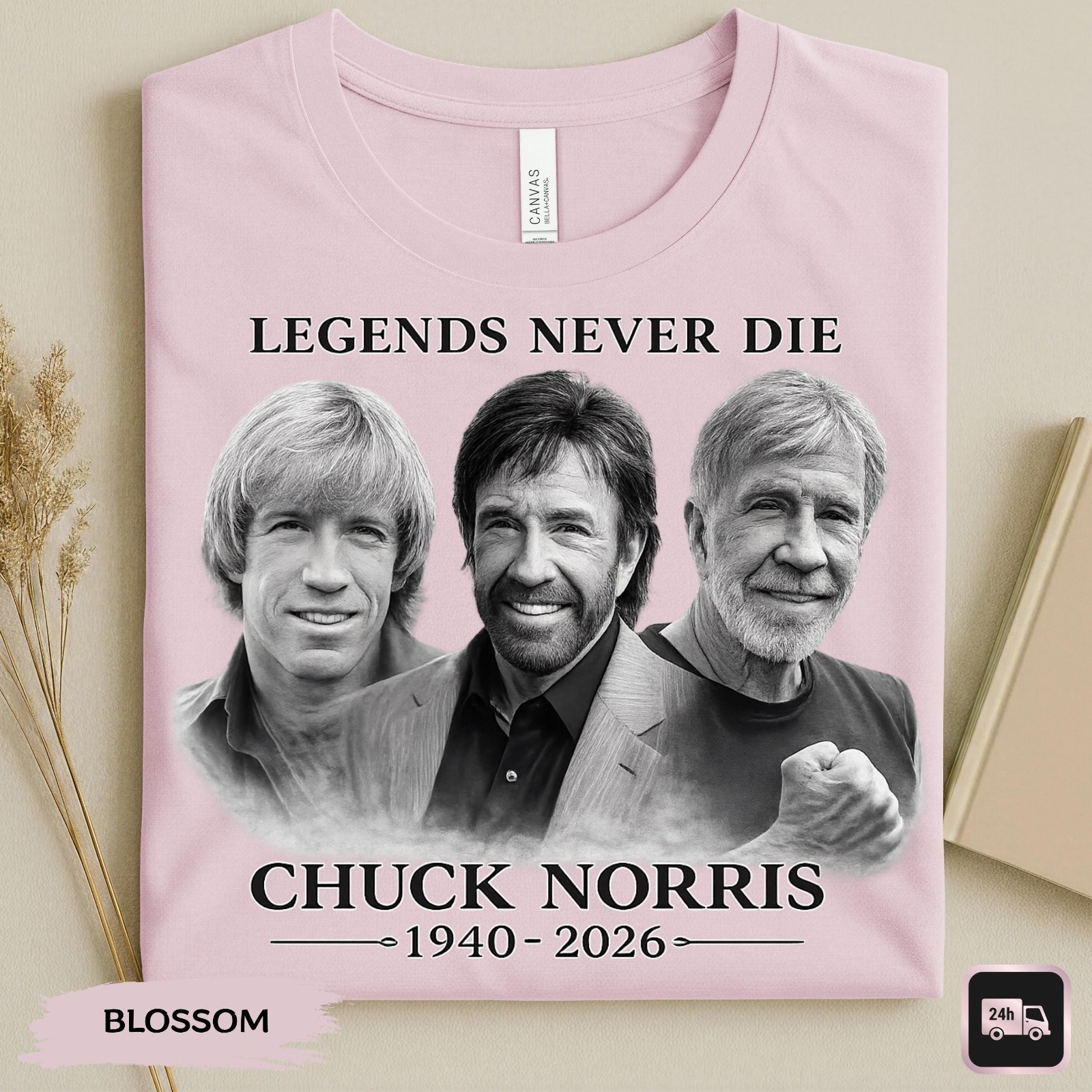 Chuck Norris Legends Never Die Shirt, 1940-2026 RIP Legend Shirt, Gift For Her