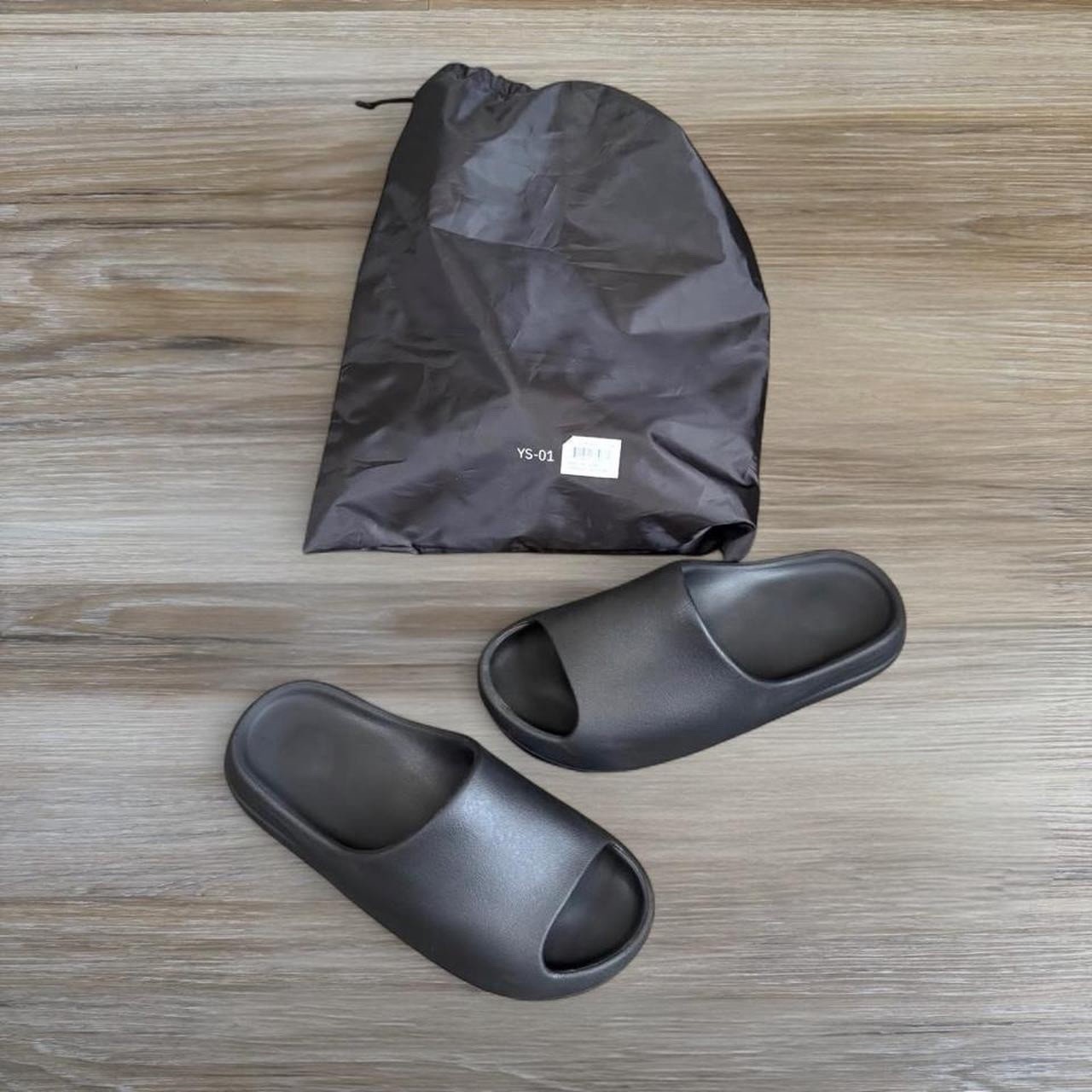 YZY Slide YS-01 Black Mens Size 5-13M BRAND NEW w/ Dustbag