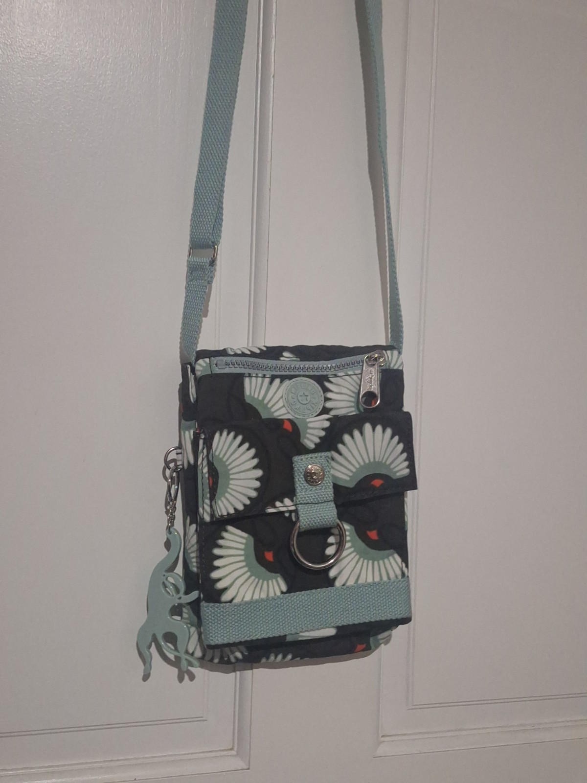 Kipling Women’s Small Crossbody Bag Adjustable Strap Monkey Charm