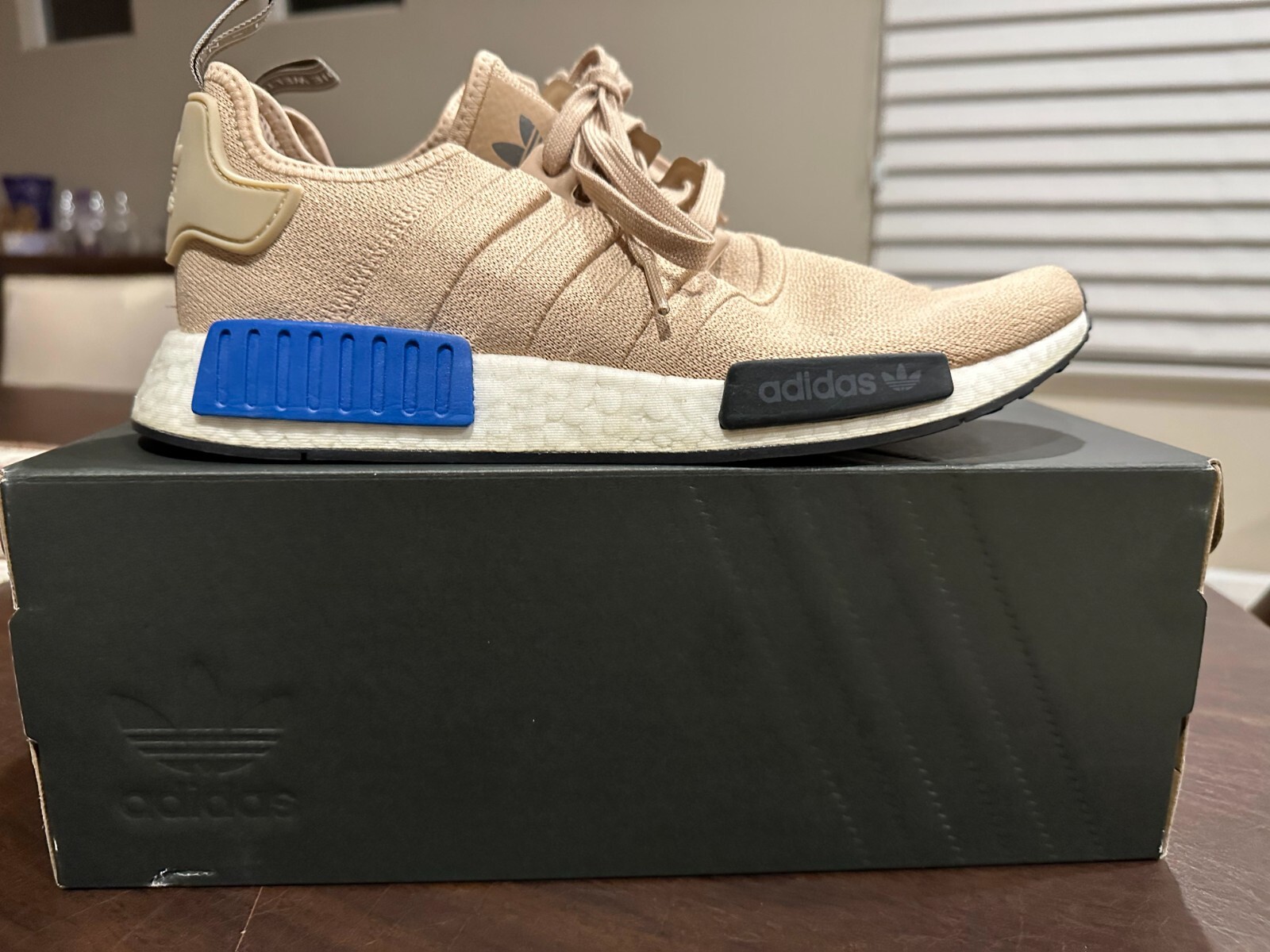 Adidas NMD R1 Pale Nude Size 10.5 Shoes With Original Box