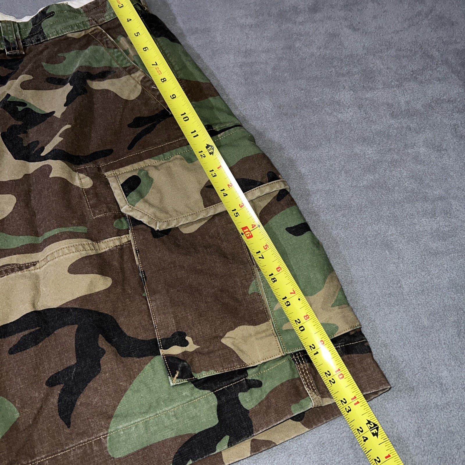 Polo Ralph Lauren Shorts Men’s 34 Camo Cargo Canvas Woodland Polo Chino EUC