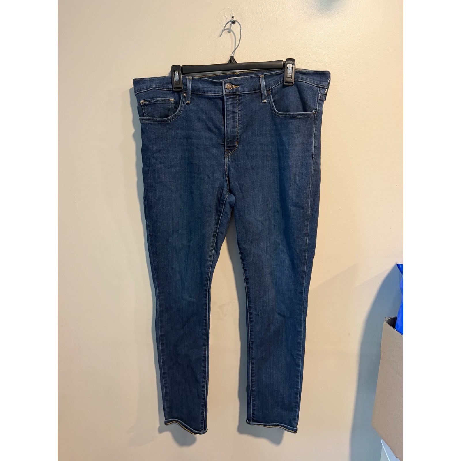 Levis 311 Shaping Skinny Jeans Mens 34×30 Dark Wash Blue Denim Pants