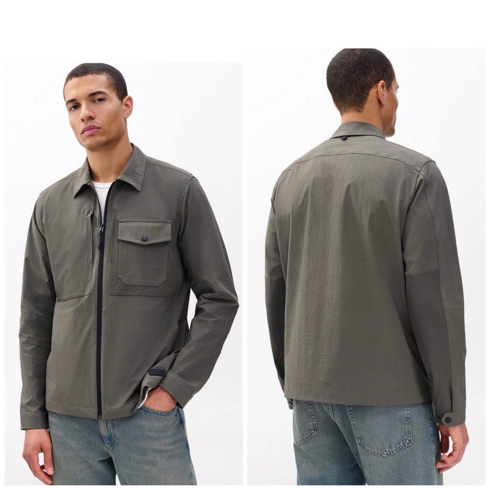 NWT Rag & Bone $398 Ripstop Field Shirt Jacket In Dark Shadow Size: Large