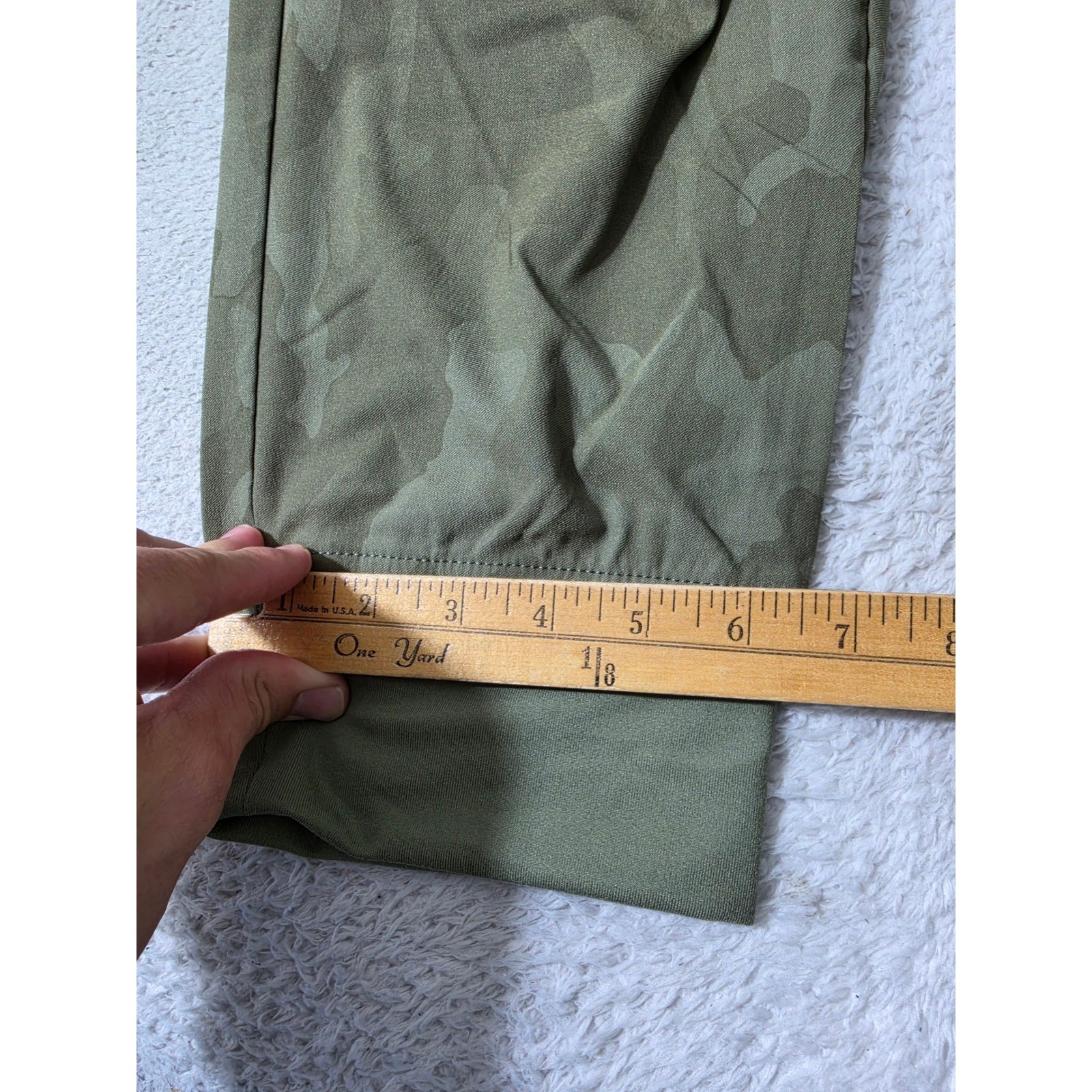 NEW! Prana Halle Jogger II Womens 14 RG Sage Camo Stretch 36/28