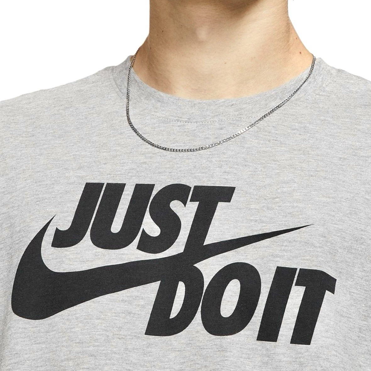 Nike Sportswear JUST DO IT Tee Heather Grey AR5006-063 Men’s XL