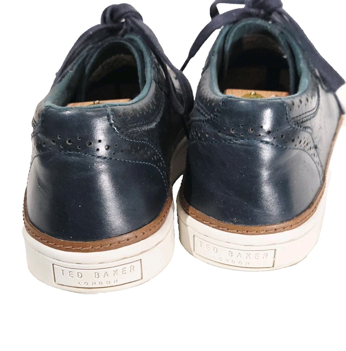 Ted Baker Livor 2 Wingtip Brogue Oxfords-11 Navy