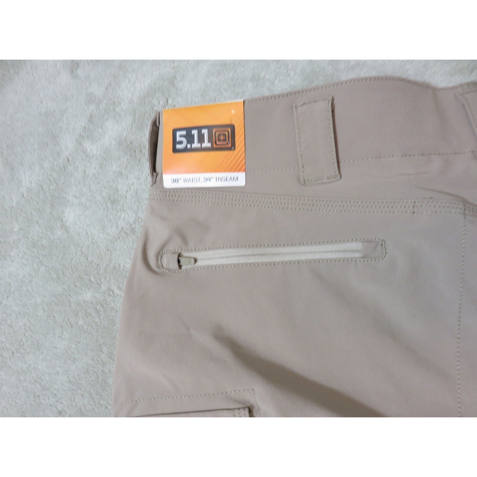 5.11 Tactical Icon Pants Kangaroo Tan 38×34 Flex-Tac Ripstop Cargo 74465