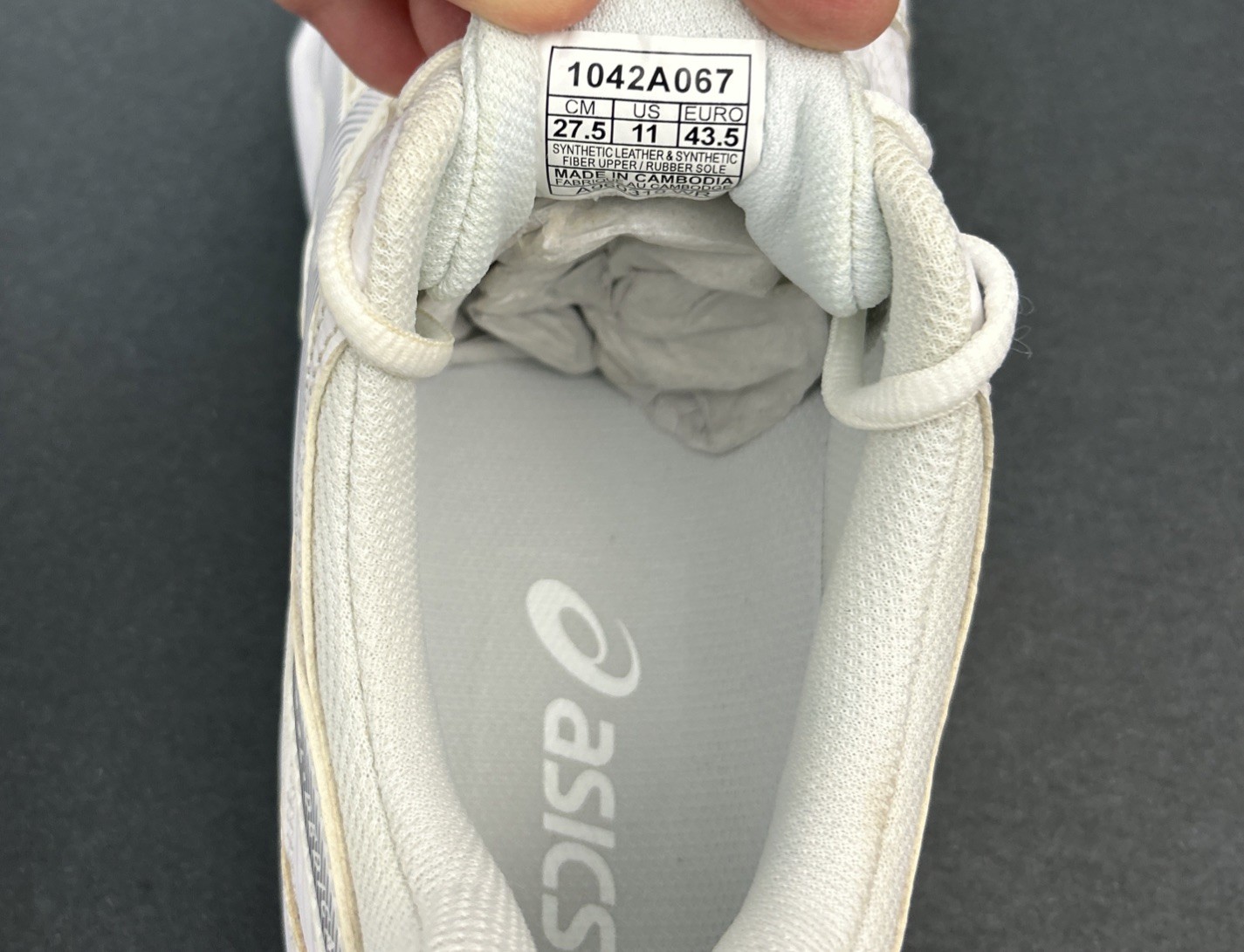 ASICS Gel- Dedicate 6 NWOB Women’s Tennis Shoes 1042A067 Sz. 11 White