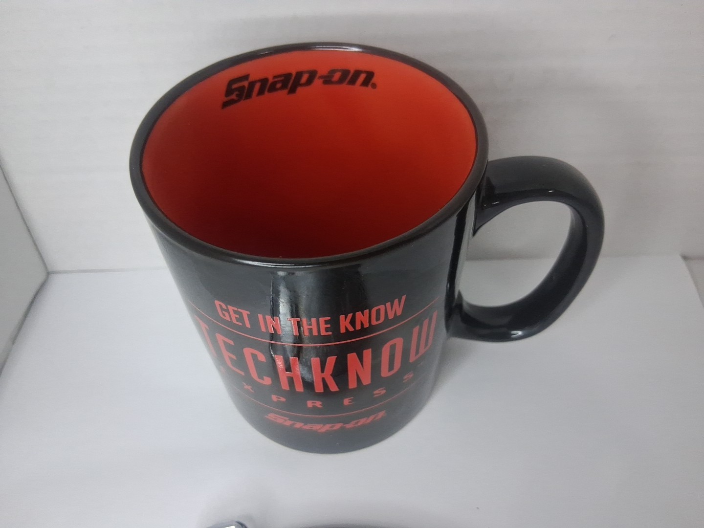 Snap-ON Chrome on Brass Belt Buckle SPP-509 & Coffee Mug