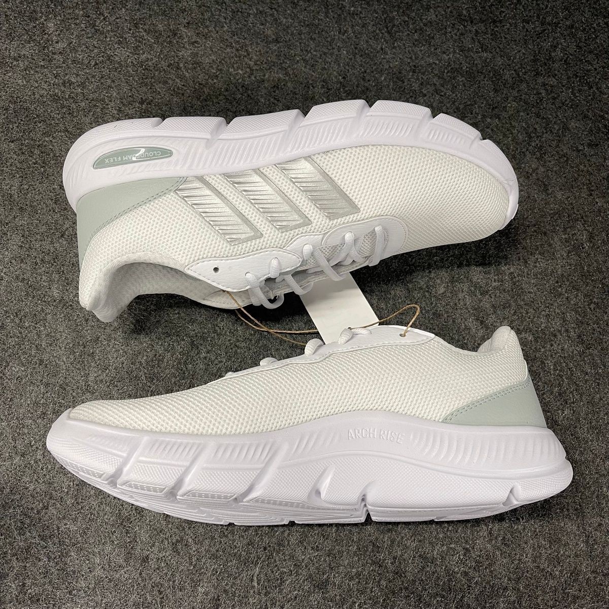 ADIDAS Cloudfoam Flex Laces Sneaker Women’s Size US 10 White JS4891