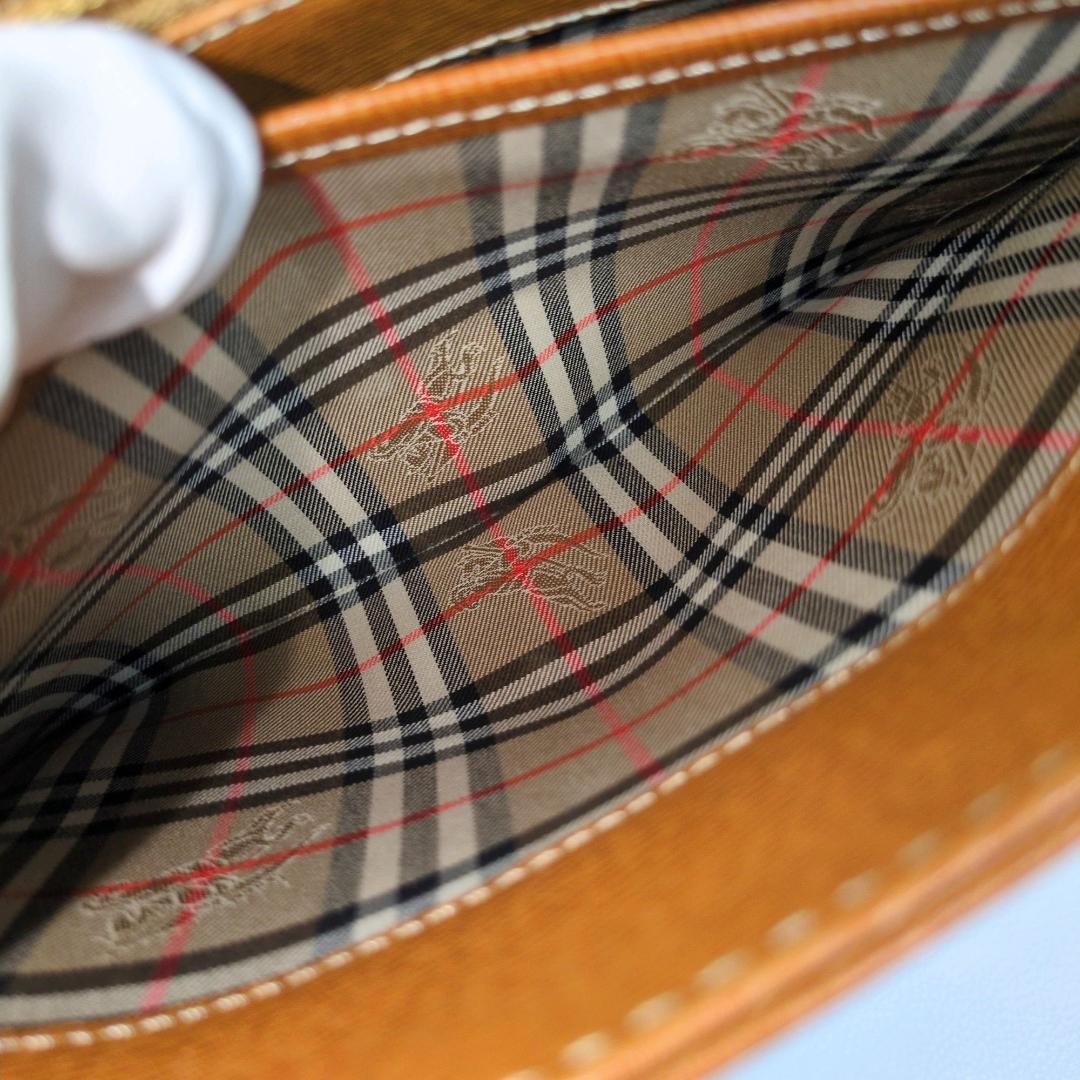 BURBERRY Pre-Owned Handbag Tote Bag Nova Check Freestanding Bottom Stud