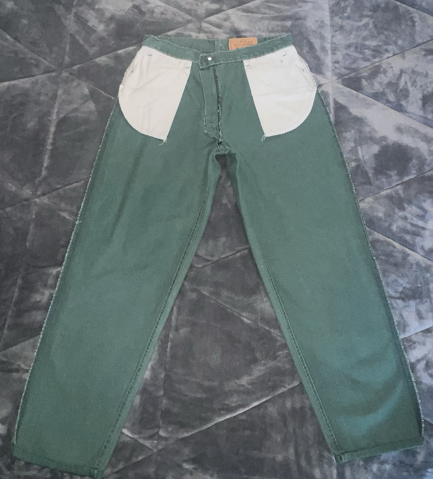 Vintage Levis 550 Jeans Mens 36X34 Green Denim Relaxed Tapered 90’s USA Made