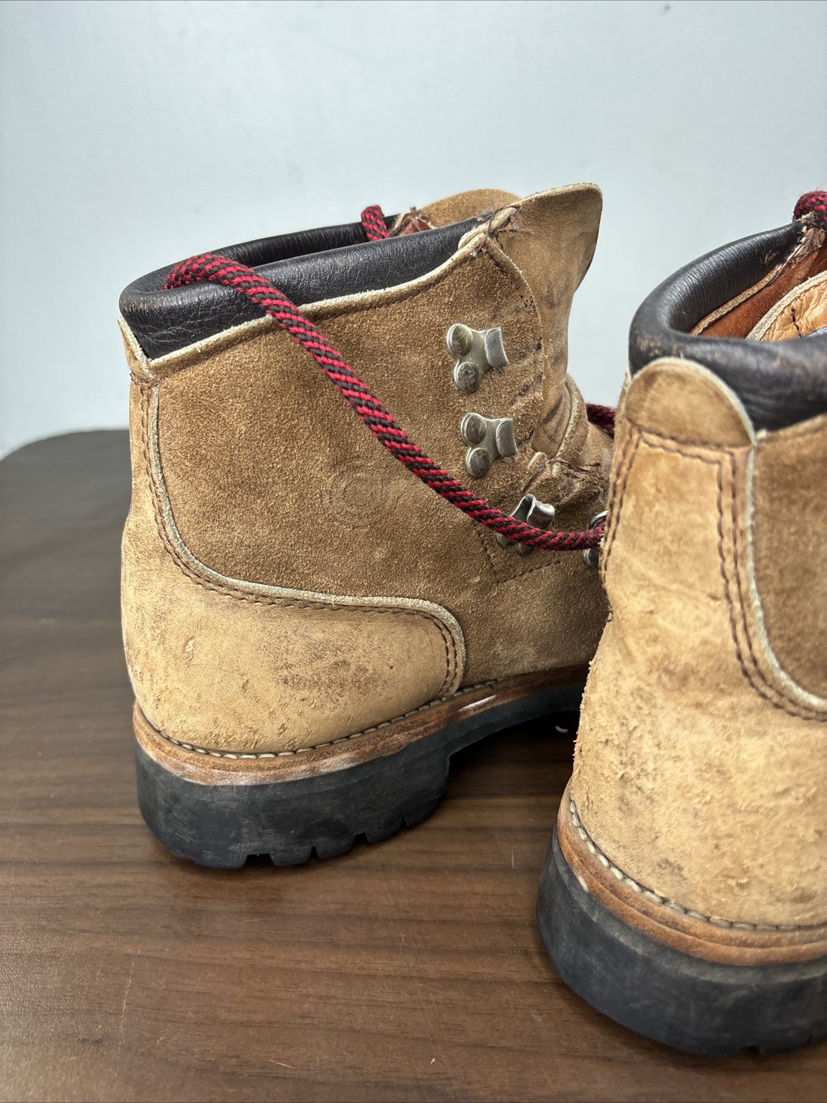 Vtg Dexter Mountaineering Alpine Hiking Vibram Boots Sz 10 M USA W998-4