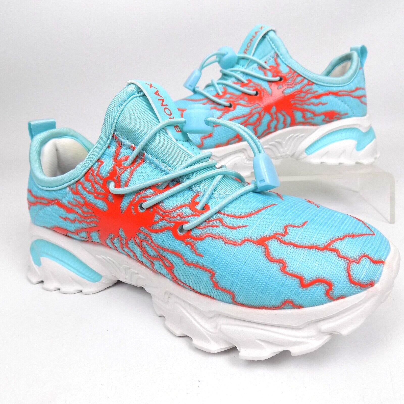 NEW! BRONAX Little Boys Lightweight Graffiti Personality Sneakers Size 11.5 K
