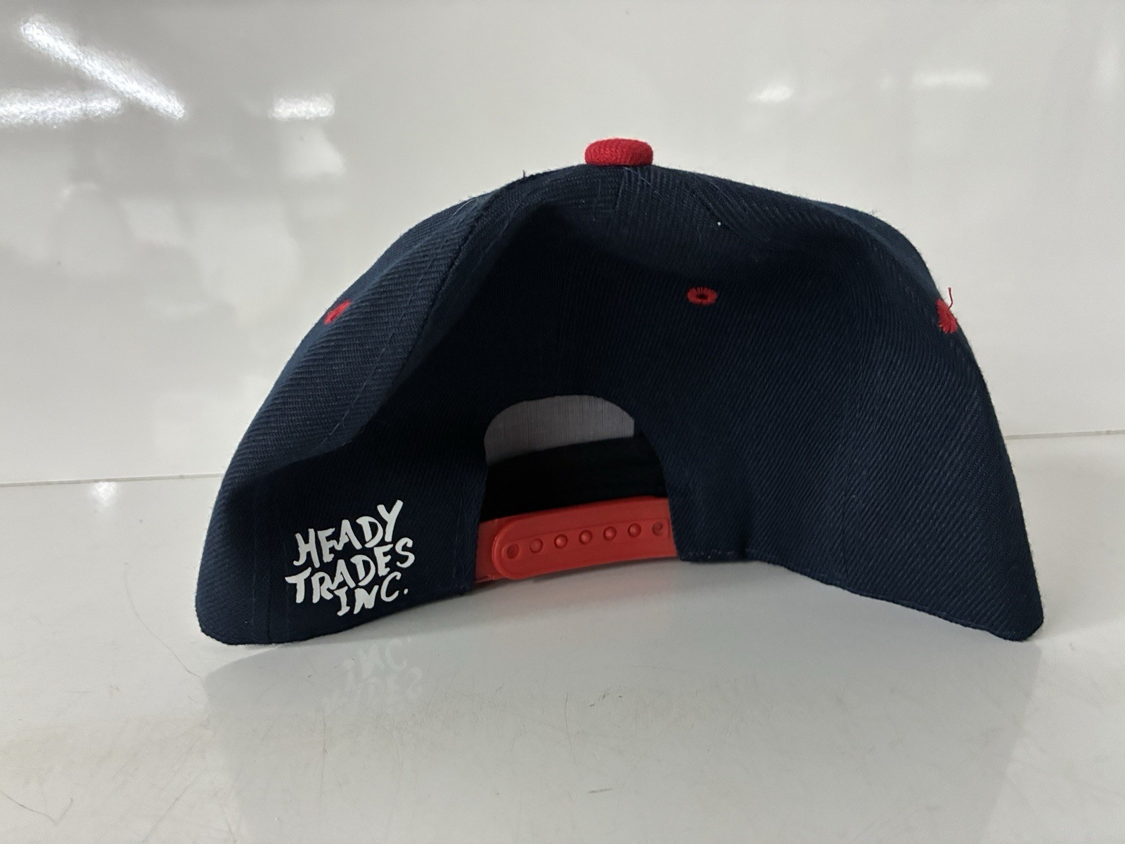Gelante Snapback Hat Mens One Size Navy Blue Red Jump Off The Wall
