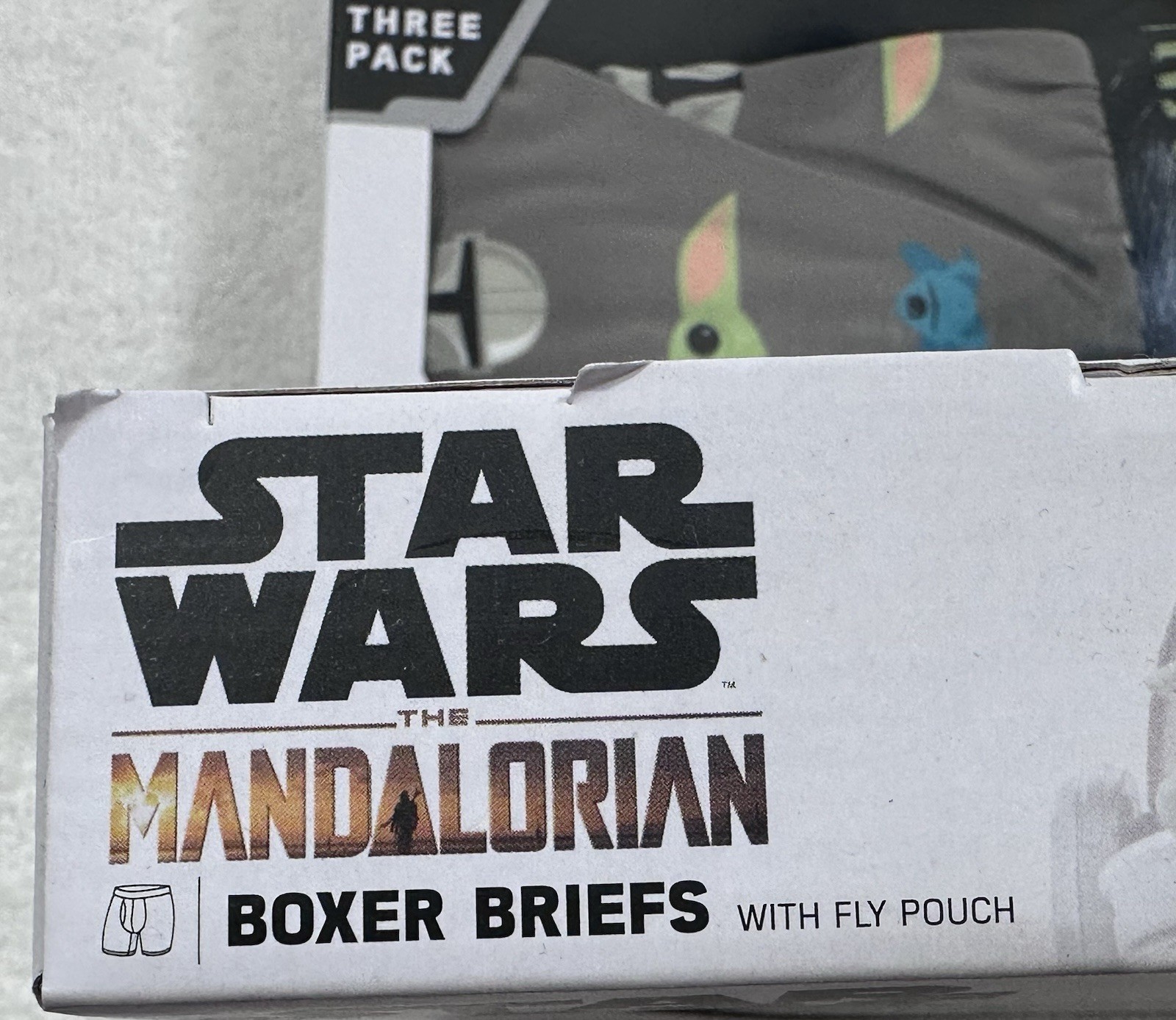 Star Wars Mandalorian Boxer Briefs Medium 3 Pack NIB Qty 1 Pack Of 3
