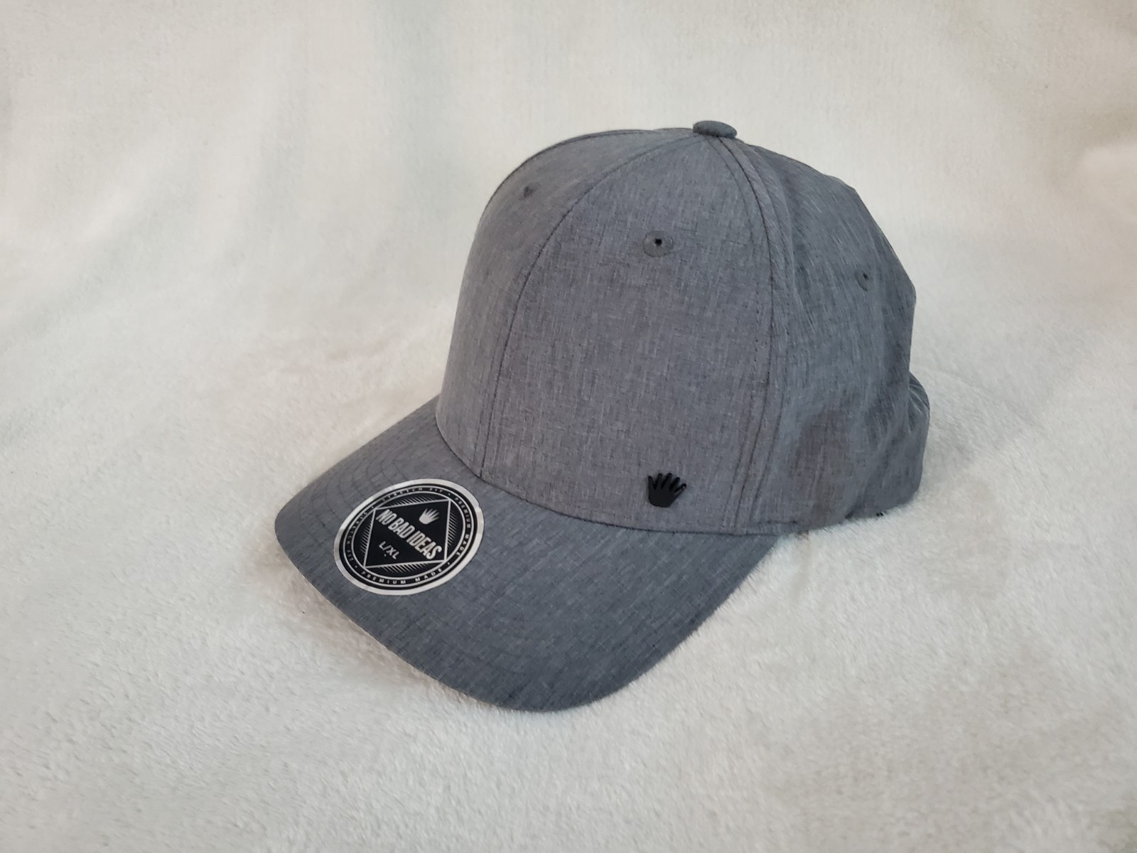 NO BAD IDEAS NBI CONLEY 2.0 MENS STRETCH FIT HAT LARGE X-LARGE XL GREY NEW