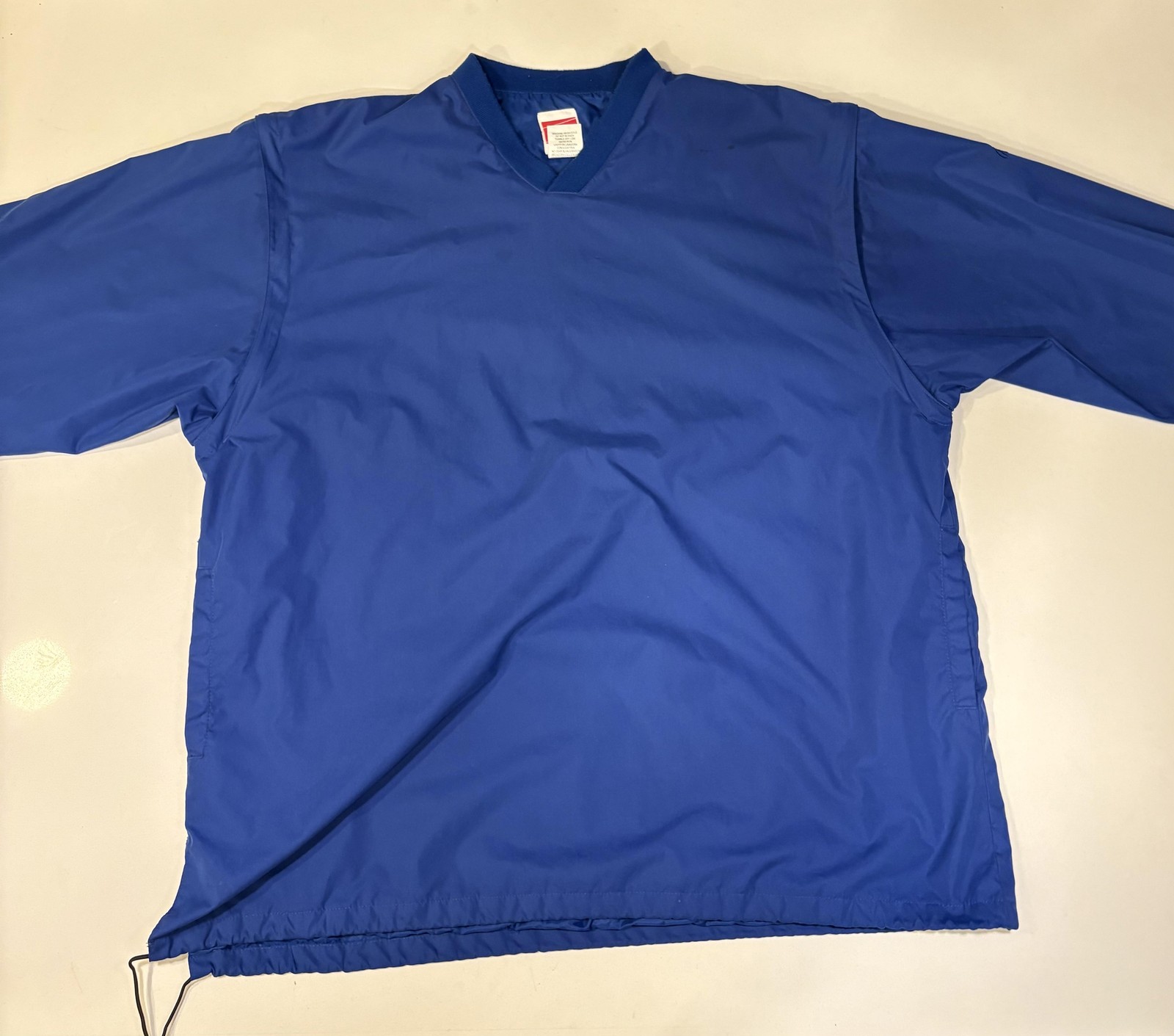 Rawlings Jacket Mens Large Blue Pullover Lightweight Baseball Windbreaker Warmup