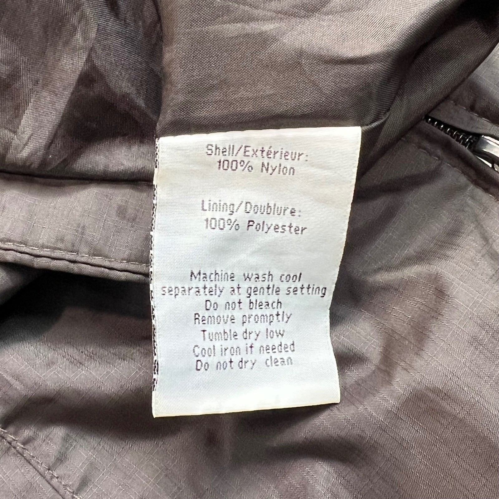 North End Ladies All Climate Wear Brown Hooded Rain Coat Jacket XS