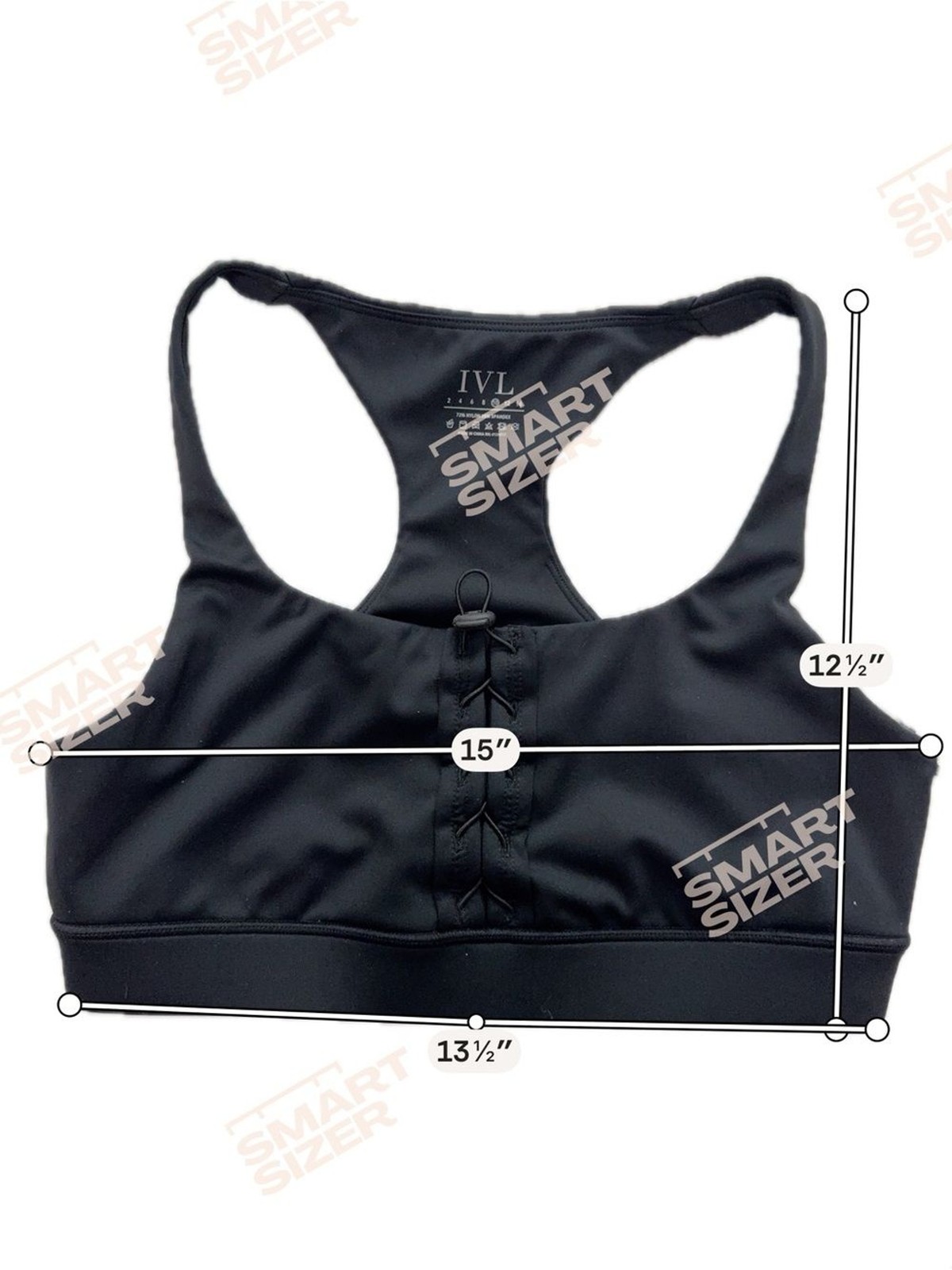 IVL Collective Black Lace-Up Racerback Sports Bra & High-Waisted Legging Set
